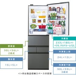 ヨドバシ.com - 東芝 TOSHIBA 冷蔵庫 VEGETA（ベジータ） GTシリーズ