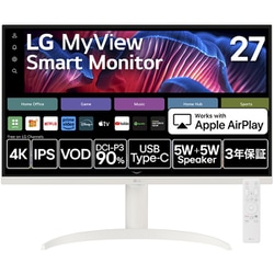 ヨドバシ.com - LGエレクトロニクス LG MyView Smart Monitor/27型/4K