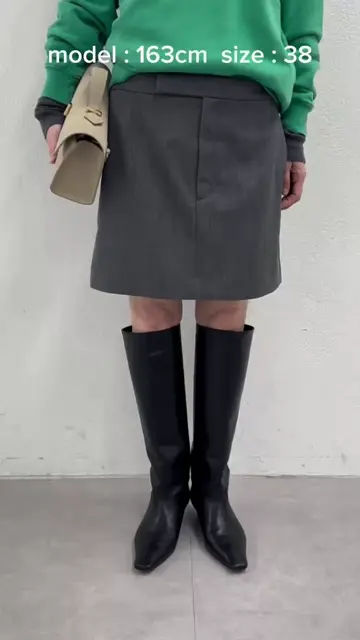 ウールギャバミニスカート | Whim Gazette(ウィム ガゼット)レディース