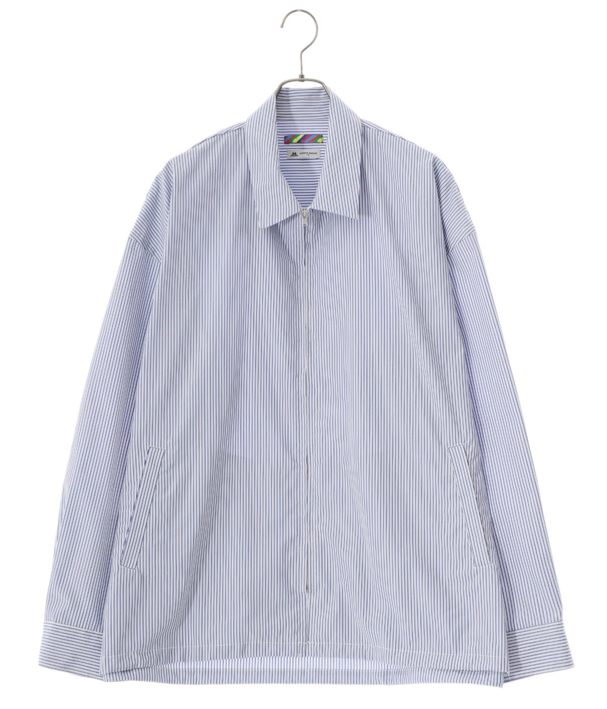 TOMAS MAISON LONG SLEEVE ZIP SHIRT | is-ness(イズネス) / トップス