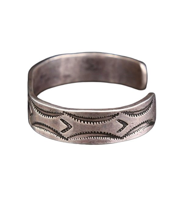 1930～1940's HAND STAMPED NAVAJO CUFF INGOT | Native American
