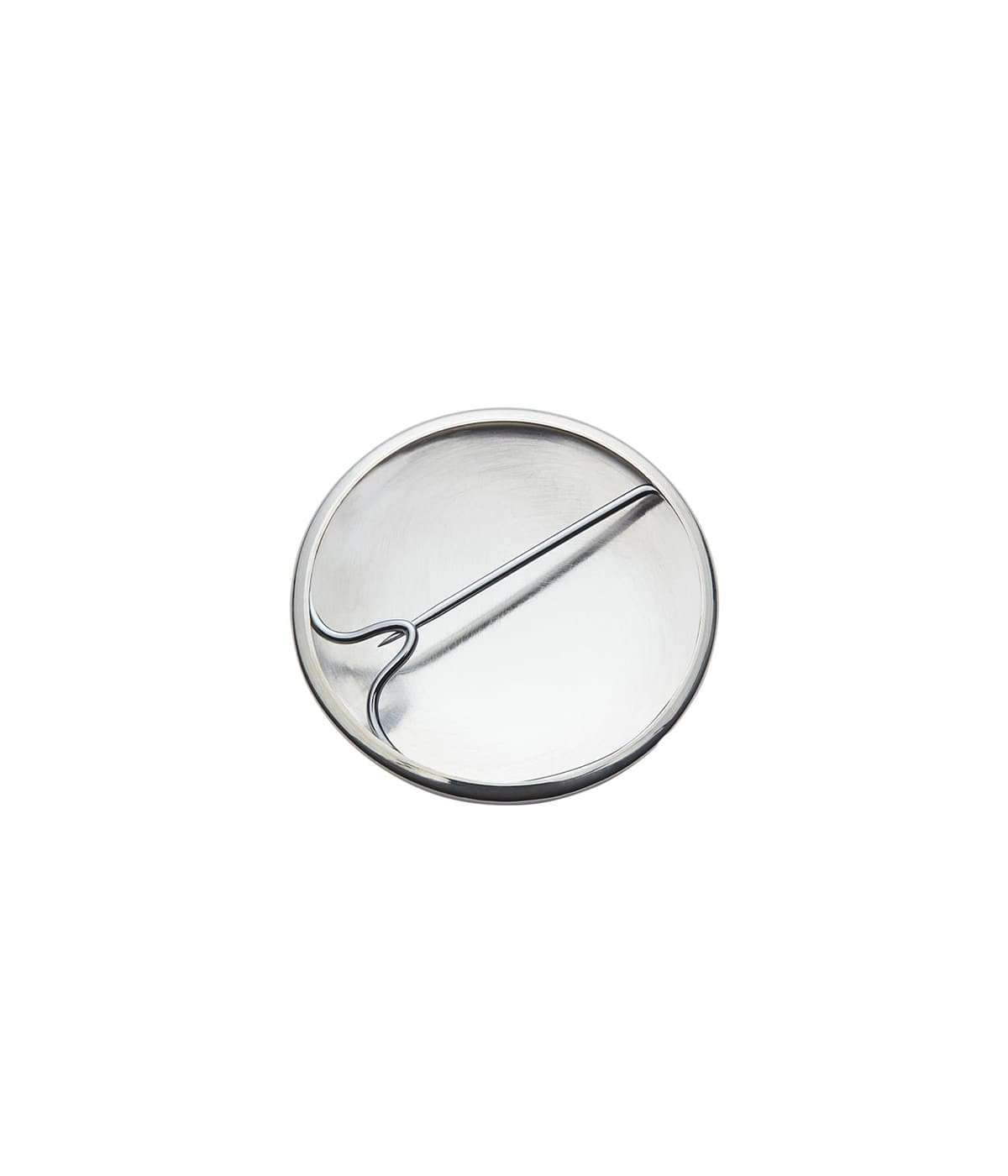 BUNNEY シルバー✖️ゴールド バッジ 21mm ブローチ BUNNEY シルバー