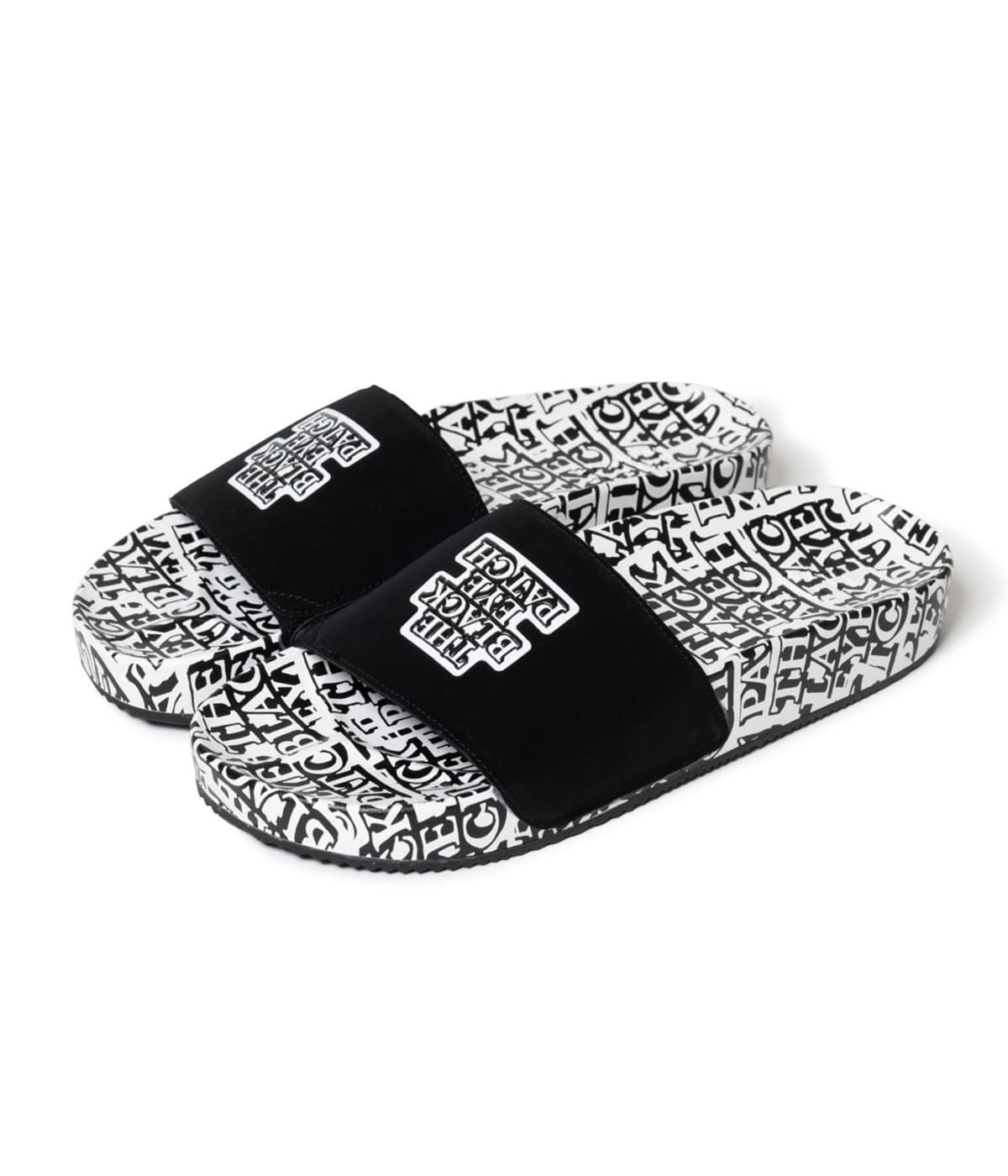 OG LABEL COVERED HAYN SHOWER SANDALS | BlackEyePatch(ブラックアイ