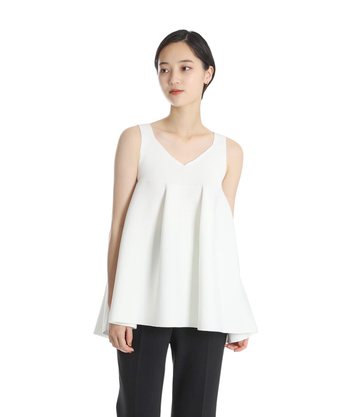 レディース】POTTERY SLEEVELESS BUST FLARE TOP | CFCL(シーエフ