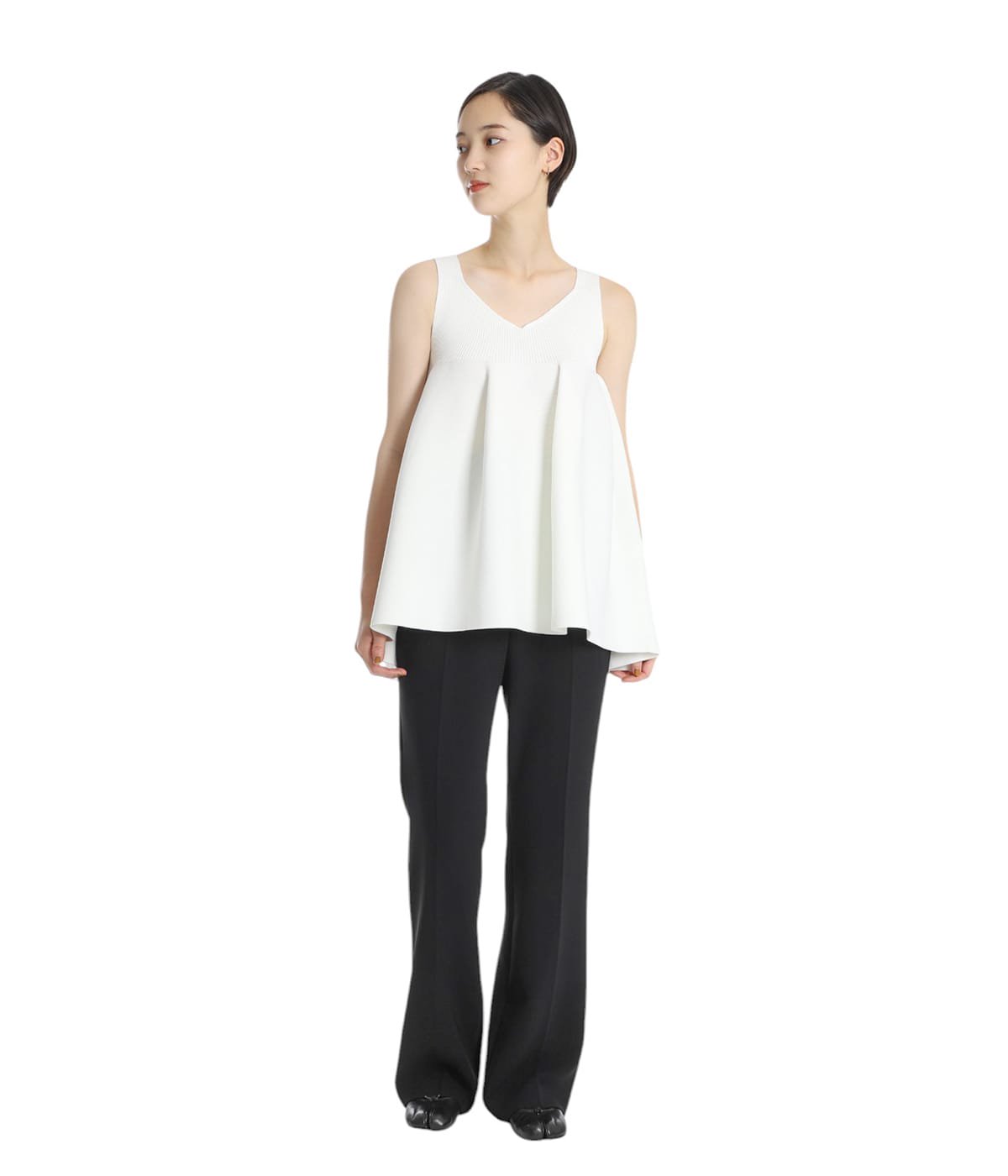 レディース】POTTERY SLEEVELESS BUST FLARE TOP | CFCL(シーエフ