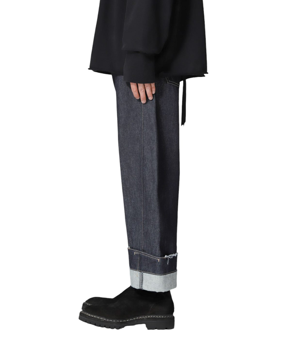 DEAN BLUE / Oversized denim trousers | MARINA YEE(マリナ・イー