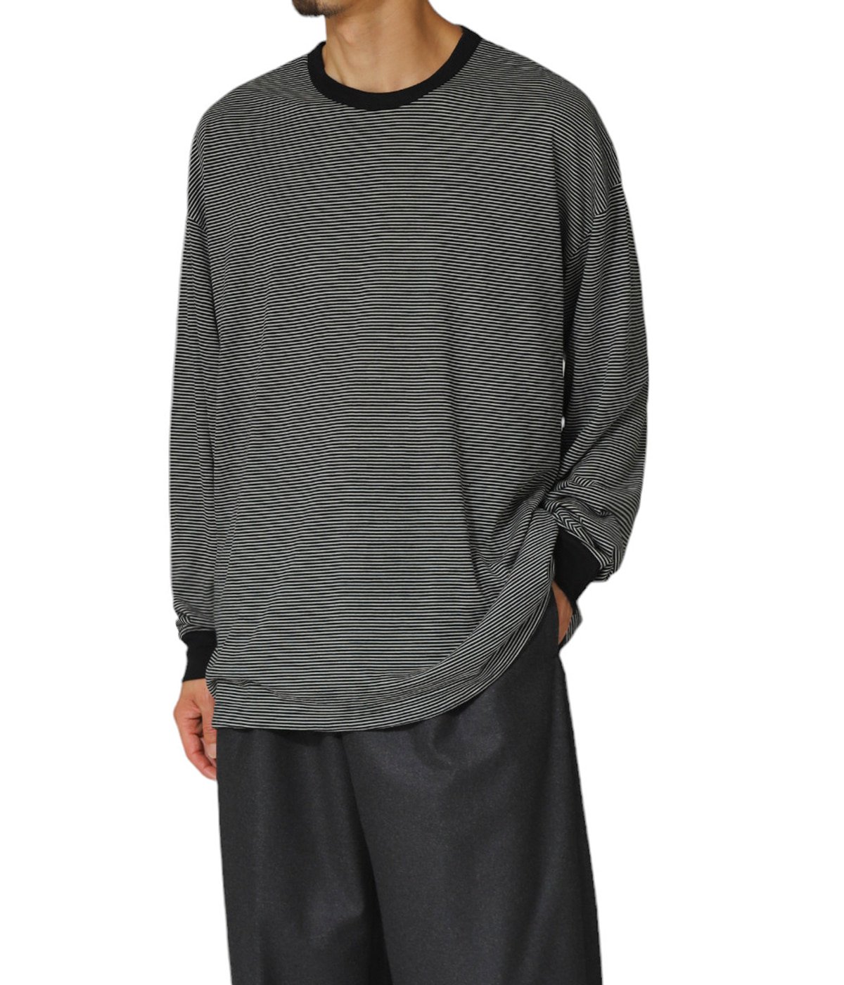 Wool Border L/S Tee | Graphpaper(グラフペーパー) / トップス