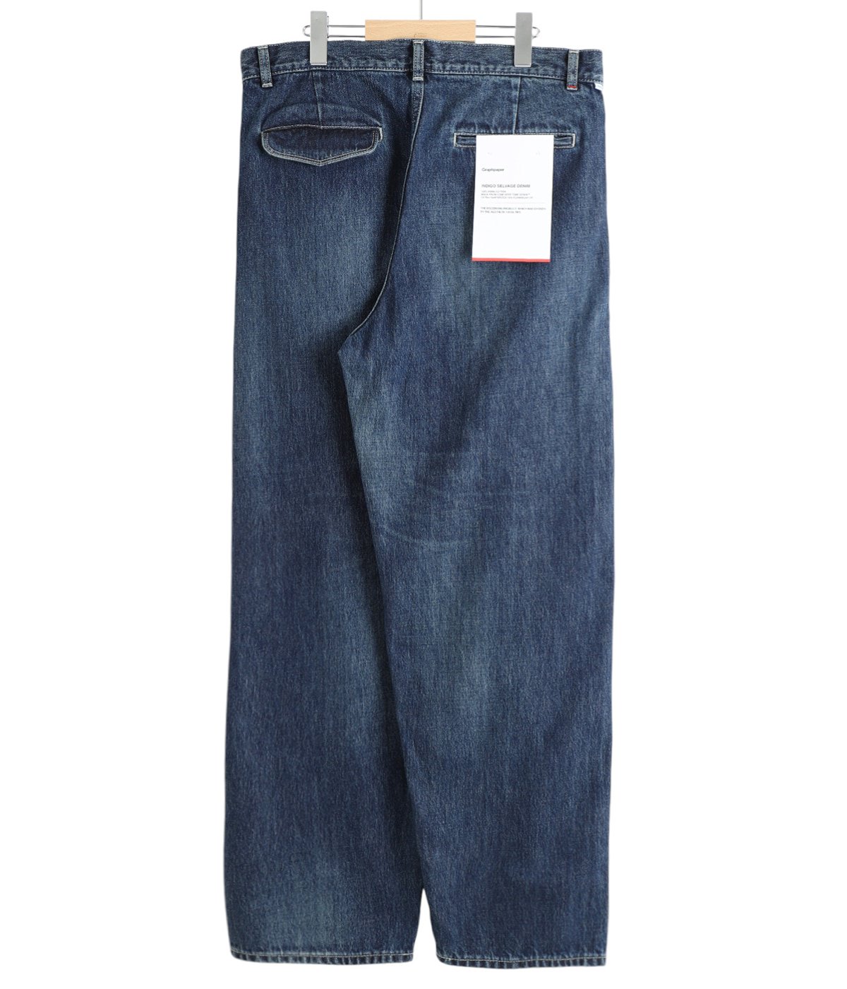 Selvage Denim Two Tuck Tapered Pants | Graphpaper(グラフペーパー