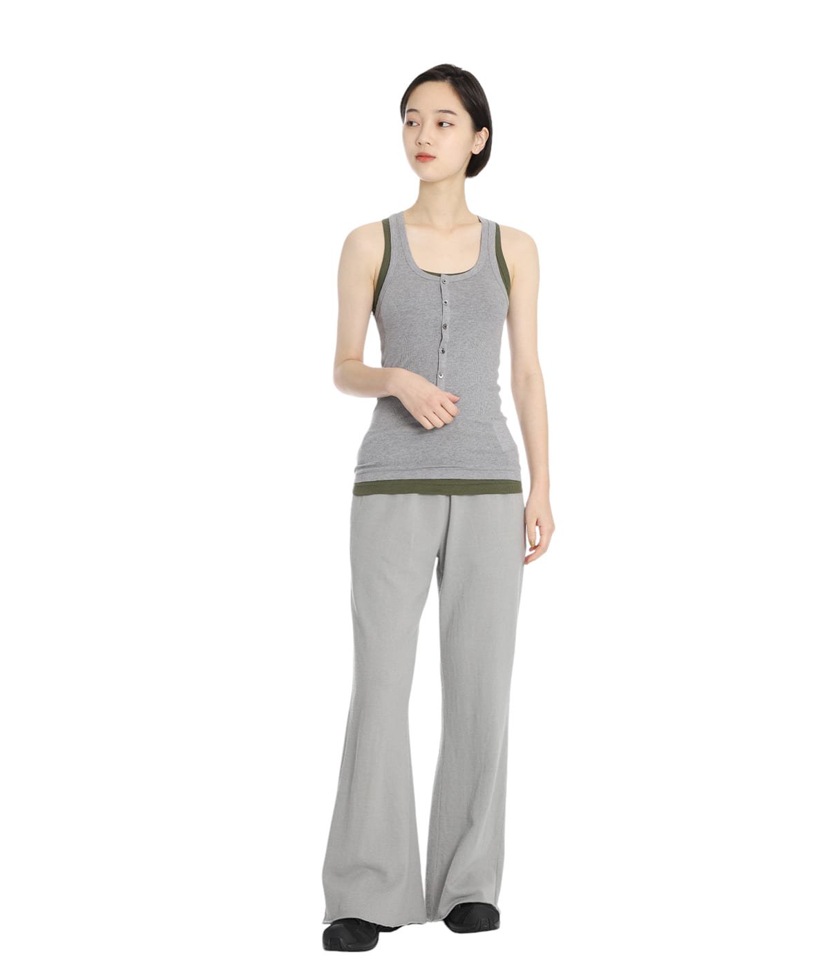 レディース】Natural Mix Rib Layered T/T | INSCRIRE(アンスクリア