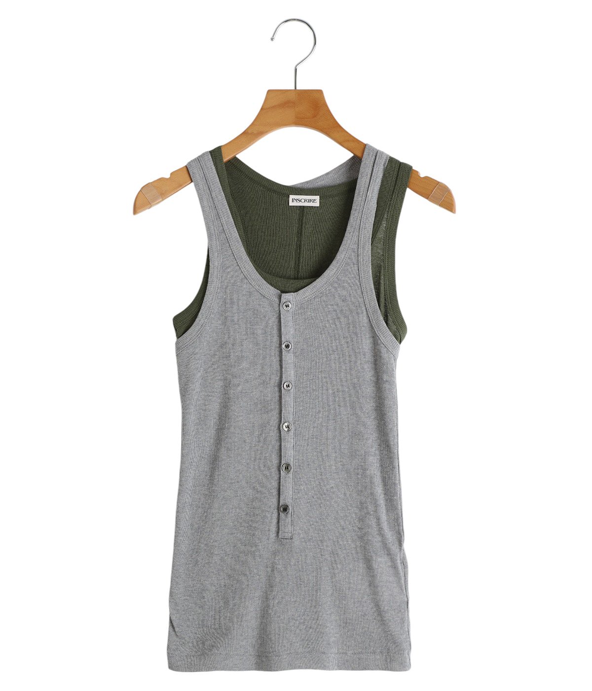 レディース】Natural Mix Rib Layered T/T | INSCRIRE(アンスクリア