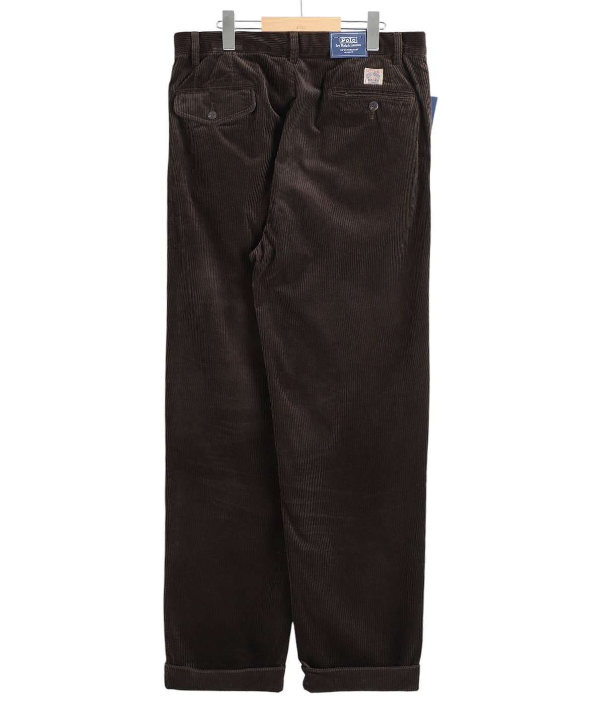 RALAXED FIT CORDUROY WHITMAN CHINO PLEATED PANTS | POLO RALPH