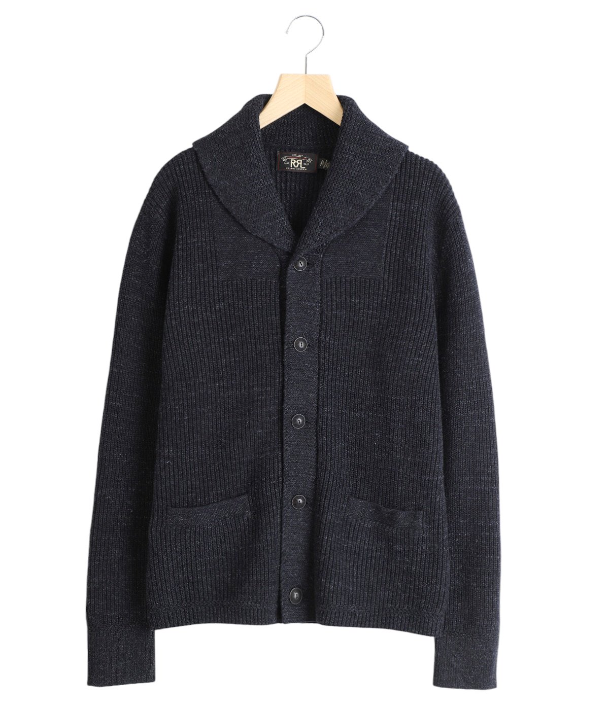 SHAWL CARD-LONG SLEEVE-CARDIGAN COTTON/WOOL | RRL(ダブルアールエル
