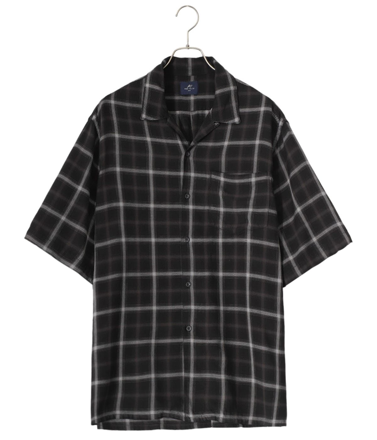 レーヨンチェックSSシャツA | REMI RELIEF NAVY LABEL(レミレリーフ
