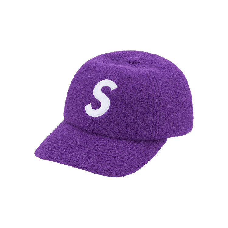 帽子 Supreme - Wool S Logo 6-Panel cap purple Supreme Wool S Logo