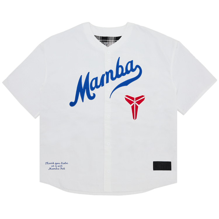 Buy Nike x Kobe Bryant Baseball Jersey 'White/Game Royal' - IB0007