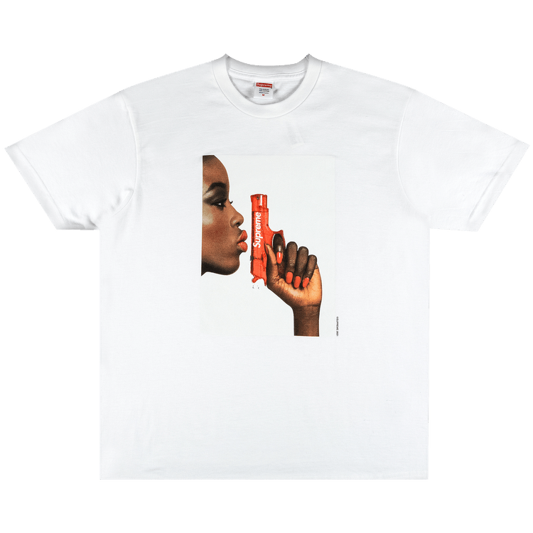 Buy Supreme Water Pistol Tee 'White' - SS21T13 WHITE | GOAT