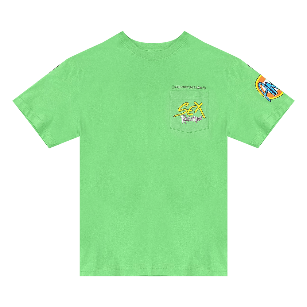 Buy Chrome Hearts x Matty Boy Sex Records T-Shirt 'Green' - 1383