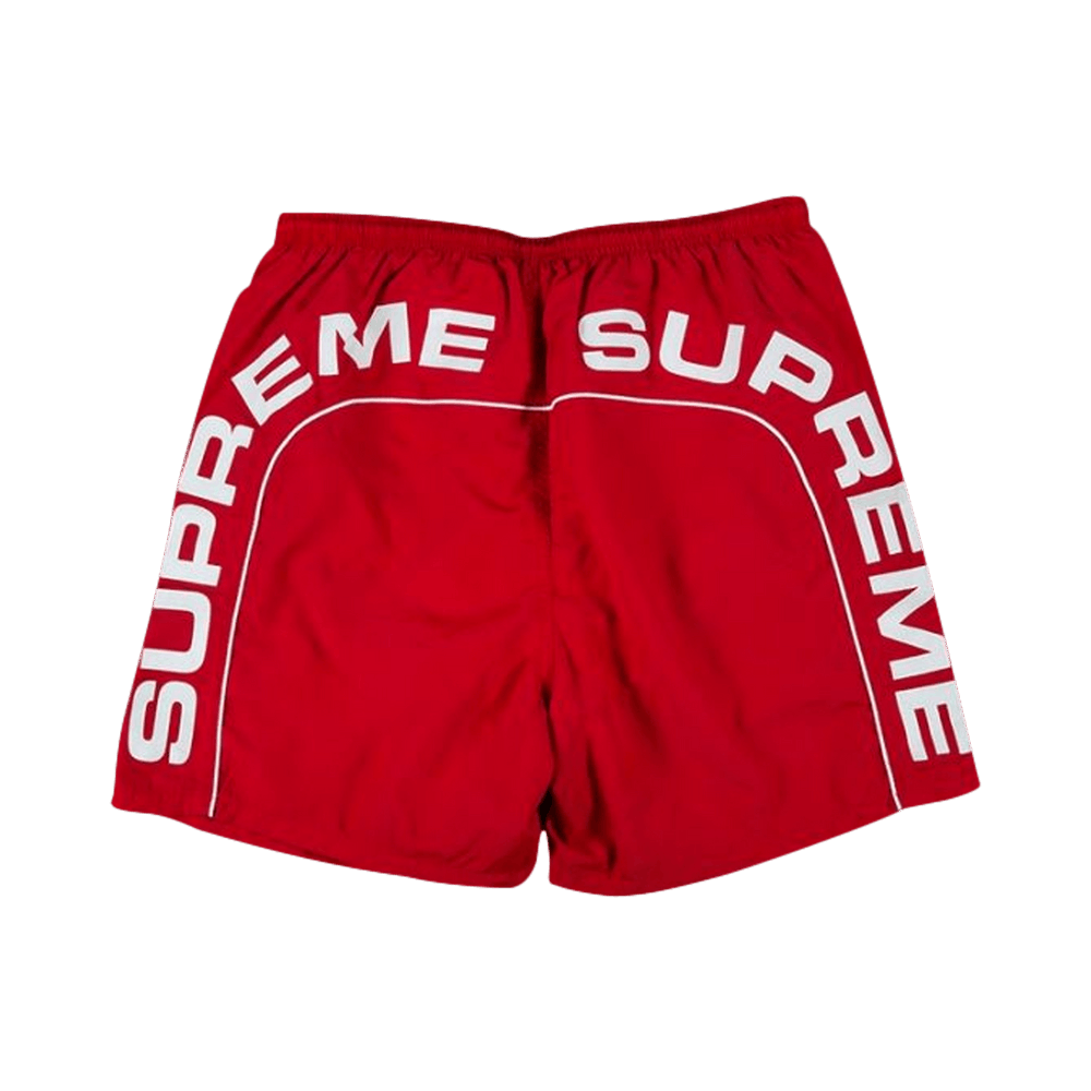 Buy Supreme Arc Logo Water Short 'Red' - SS18H22 RED | GOAT