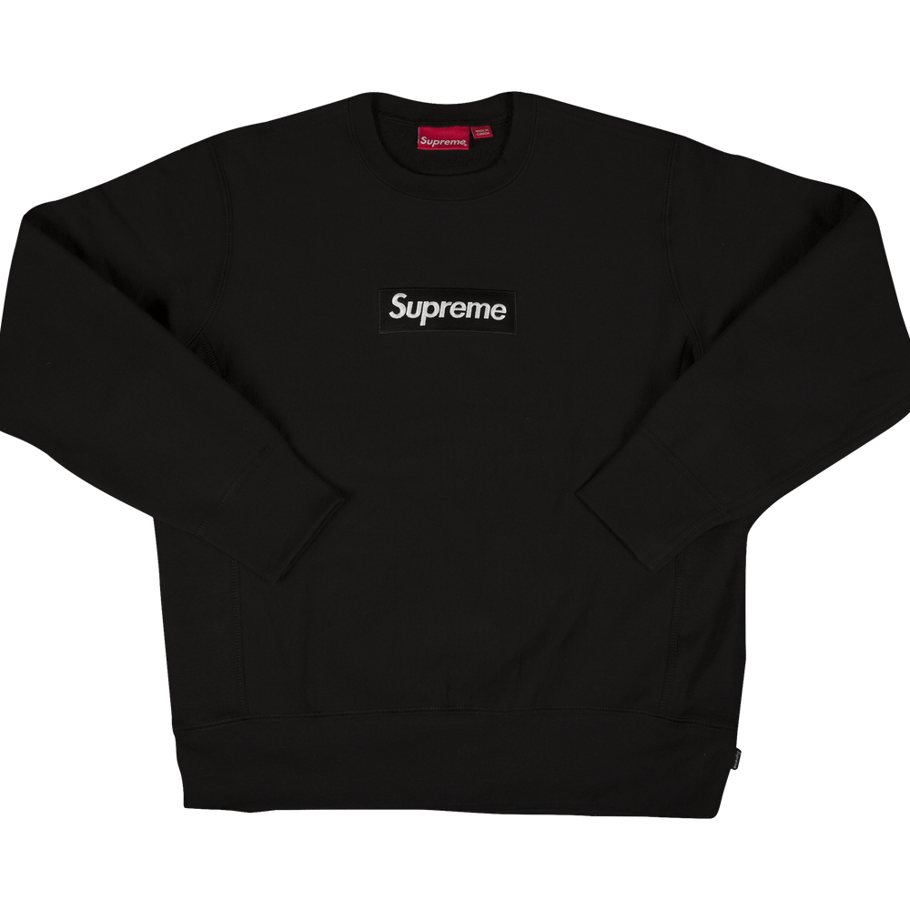 Buy Supreme Box Logo Crewneck Sweatshirt 'Black' - FW18SW26 BLACK