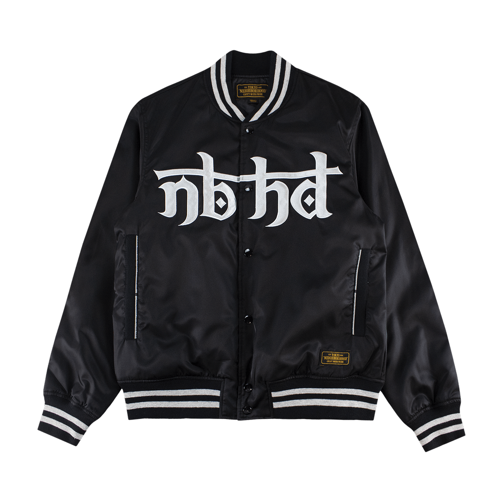 Buy Neighborhood Stadium Jacket 'Black' - 201TSNH JKM03 BLAC | GOAT