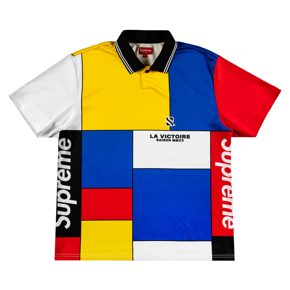 Buy Supreme Colorblocked Soccer Polo 'Red' - FW20KN35 RED | GOAT