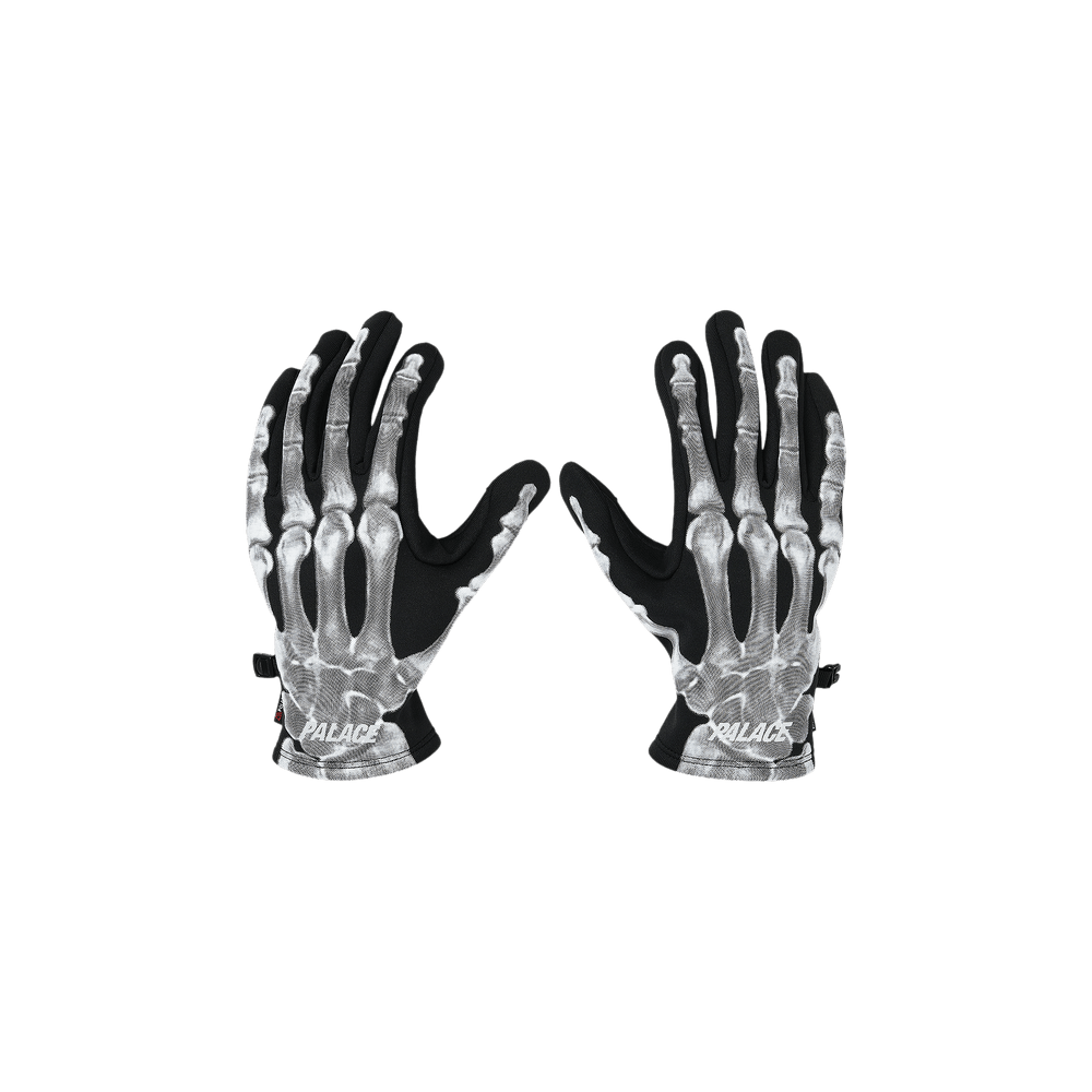Buy Palace Polartec Boney Gloves 'Black' - P29ACC053 | GOAT