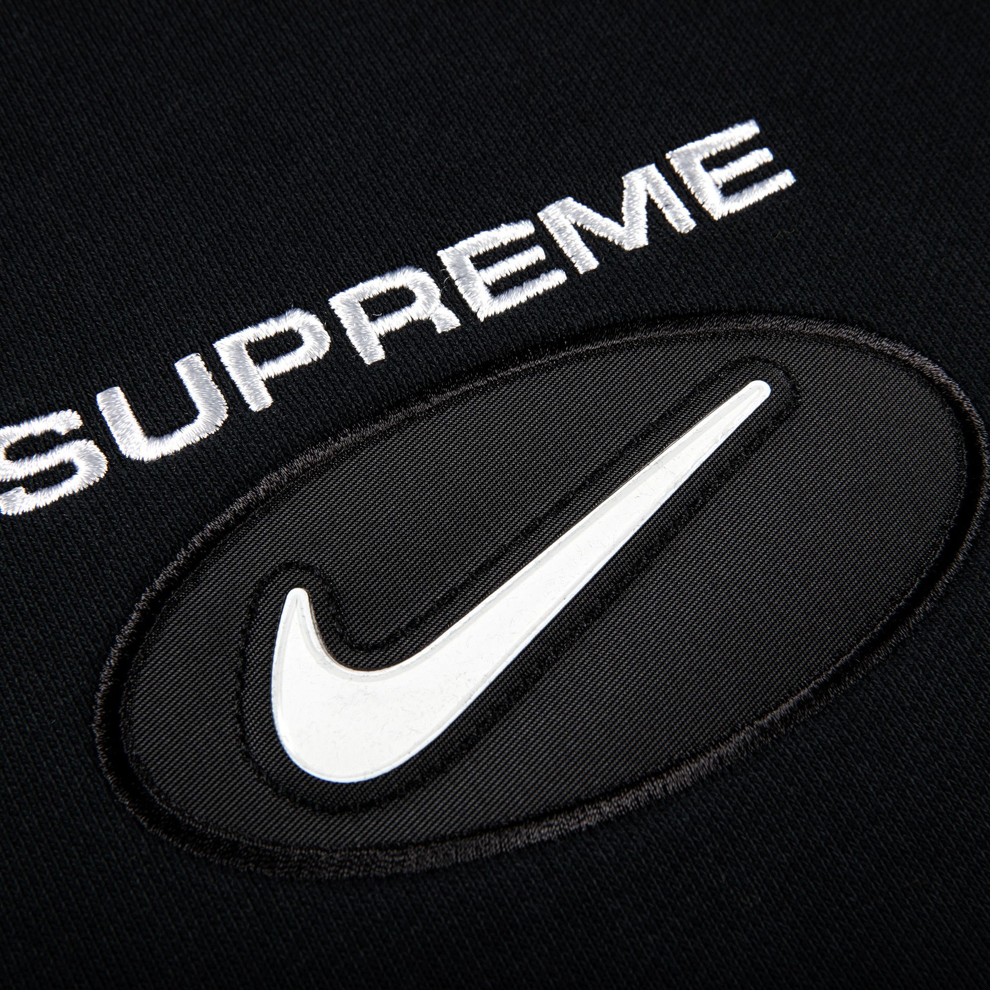 Buy Supreme x Nike Jewel Crewneck 'Black' - FW20SW87 BLACK | GOAT