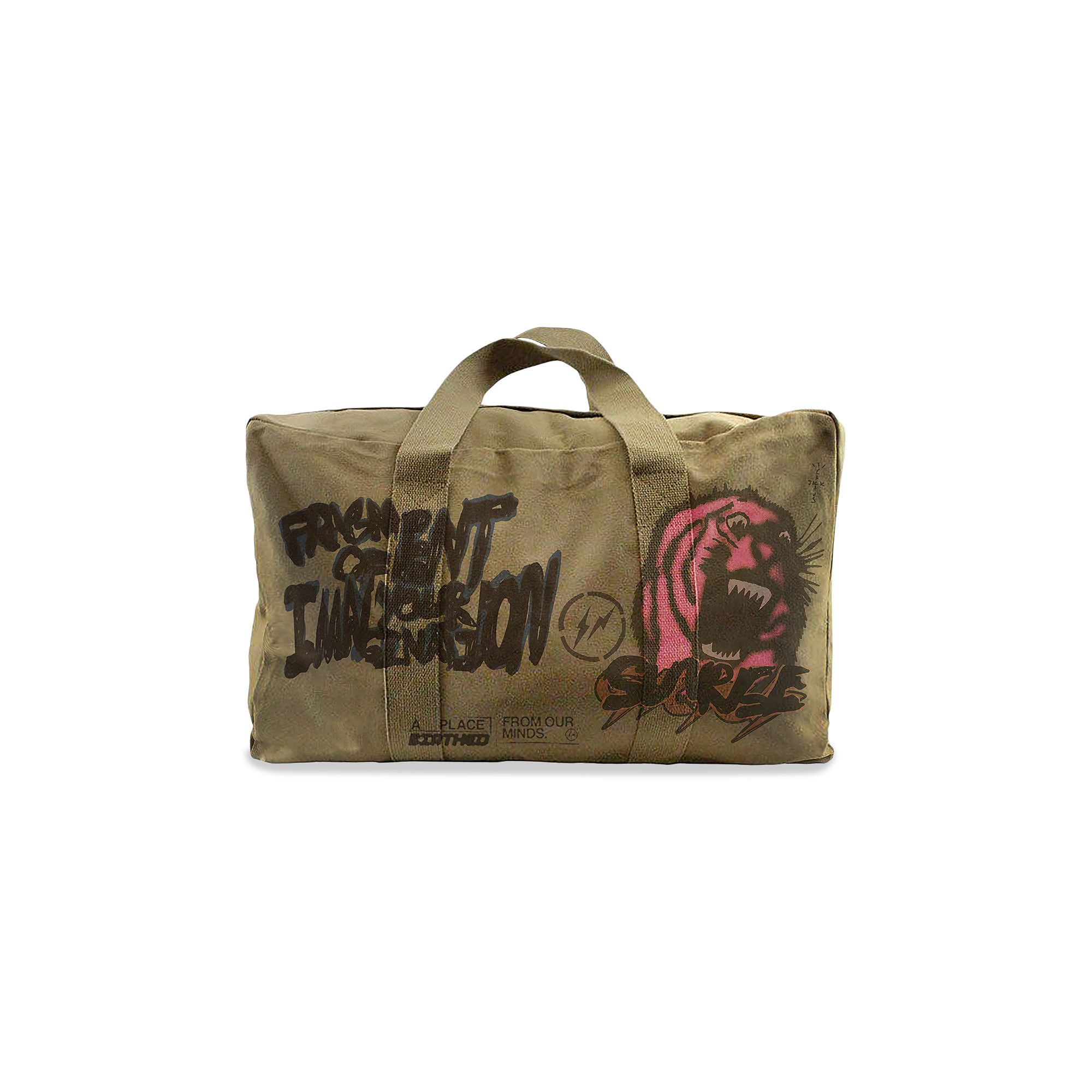 Buy Cactus Jack by Travis Scott For Fragment Icons Duffle 'Olive