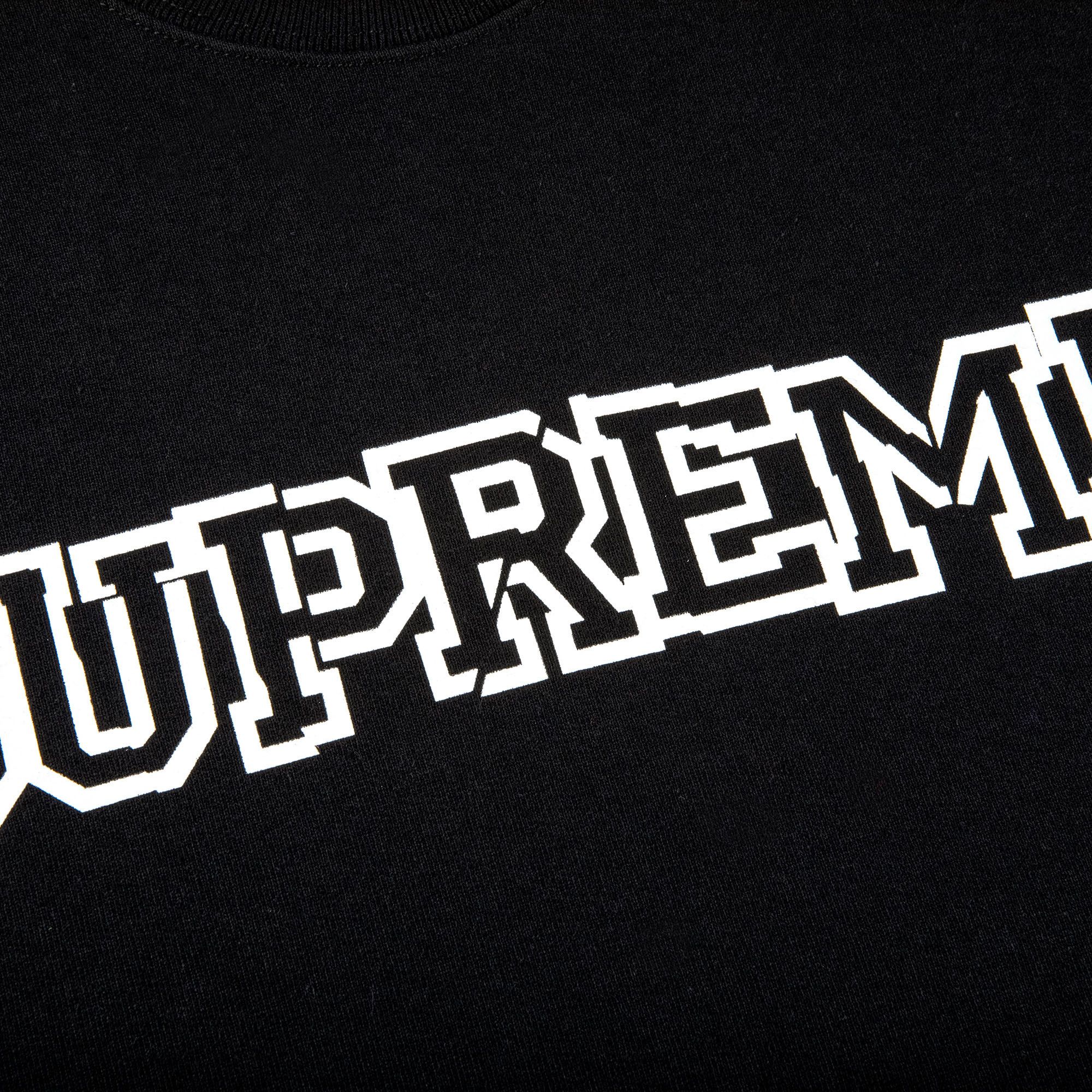 Buy Supreme Shattered Logo Crewneck 'Black' - FW21SW44 BLACK | GOAT