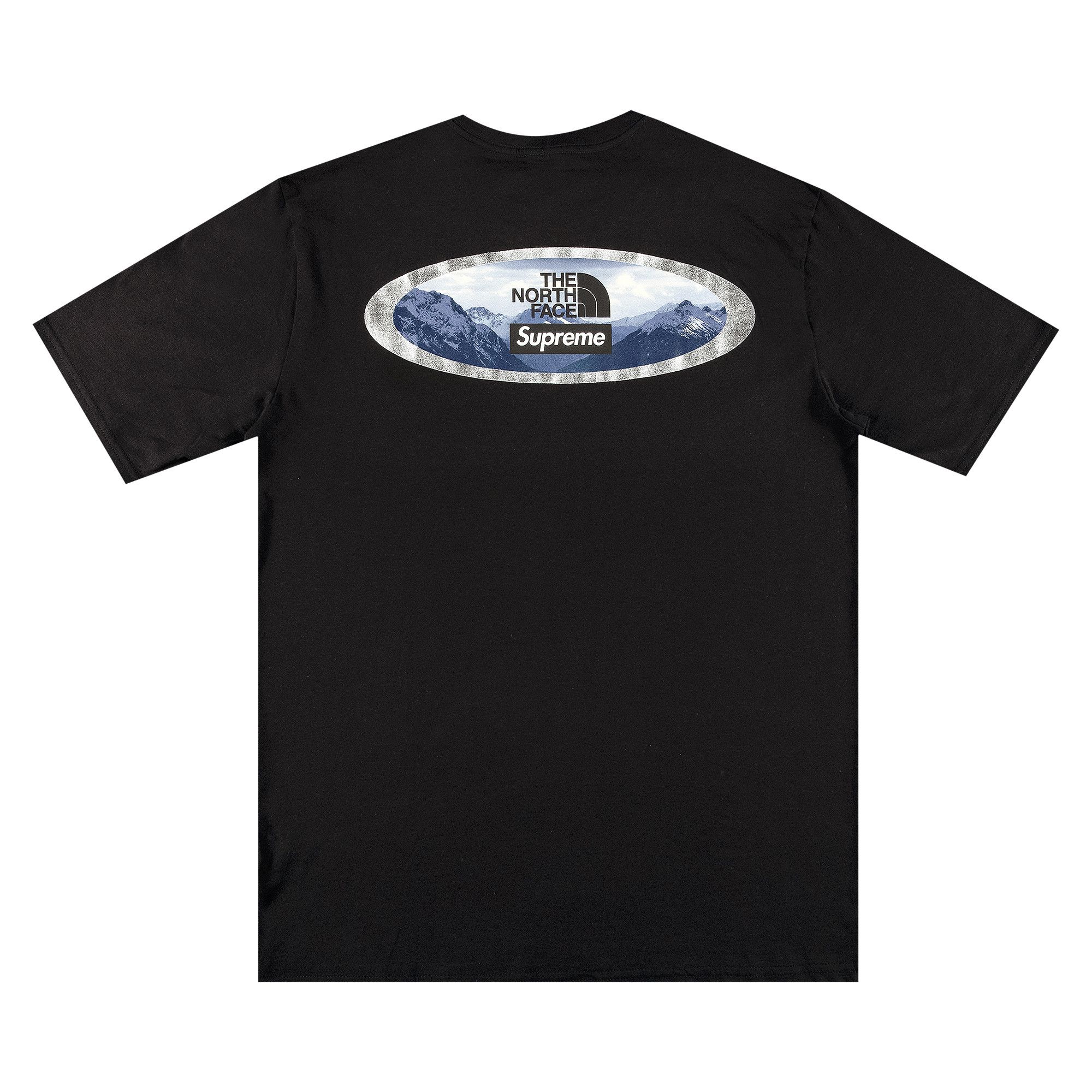 Buy Supreme x The North Face Mountains Tee 'Black' - FW21KN1 BLACK