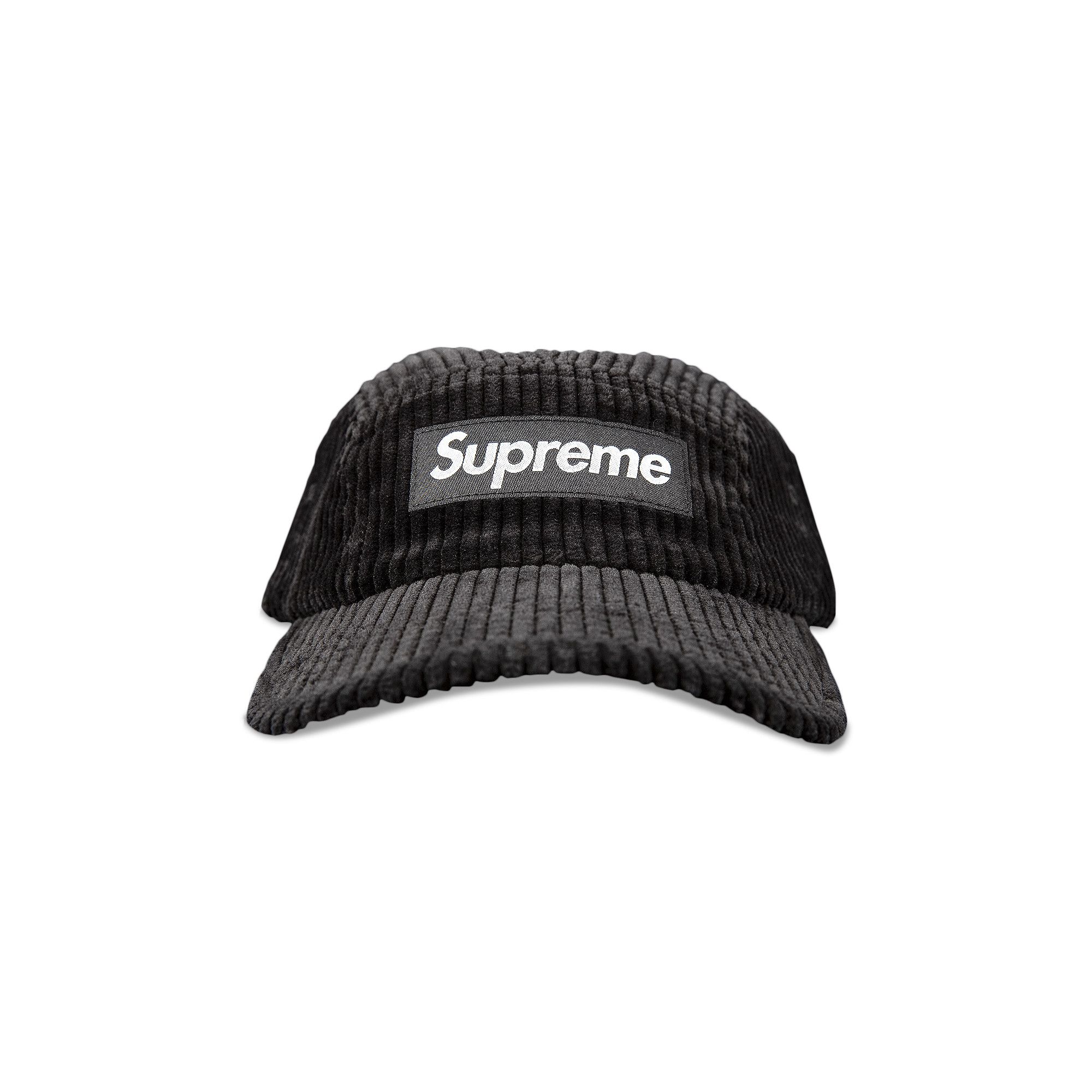 Buy Supreme Corduroy Camp Cap 'Black' - SS22H115 BLACK | GOAT CA