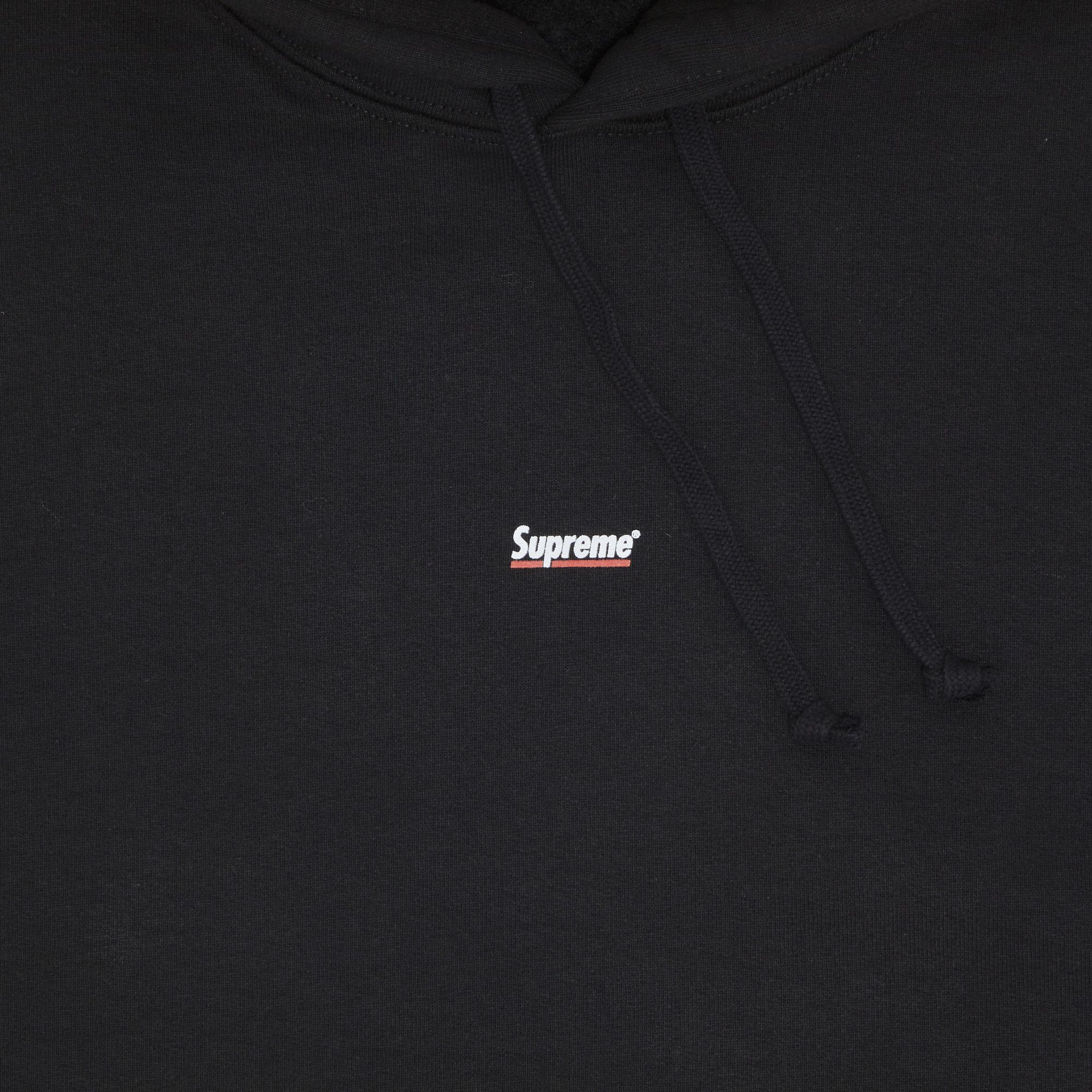 Buy Supreme Underline Hooded Sweatshirt 'Black' - FW22SW7 BLACK | GOAT