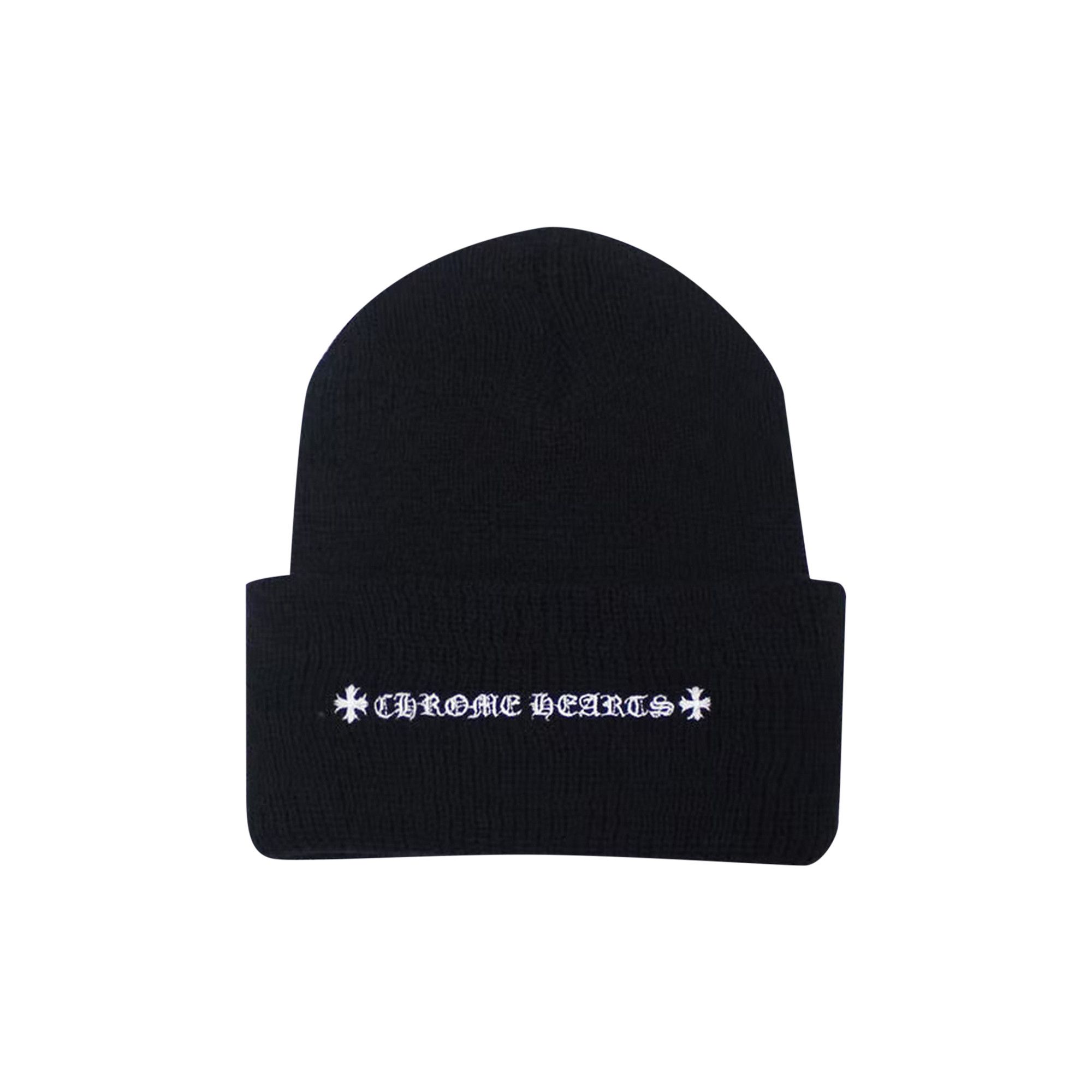 Buy Chrome Hearts Plus Cross Beanie 'Black' - 1383 100000702PCB