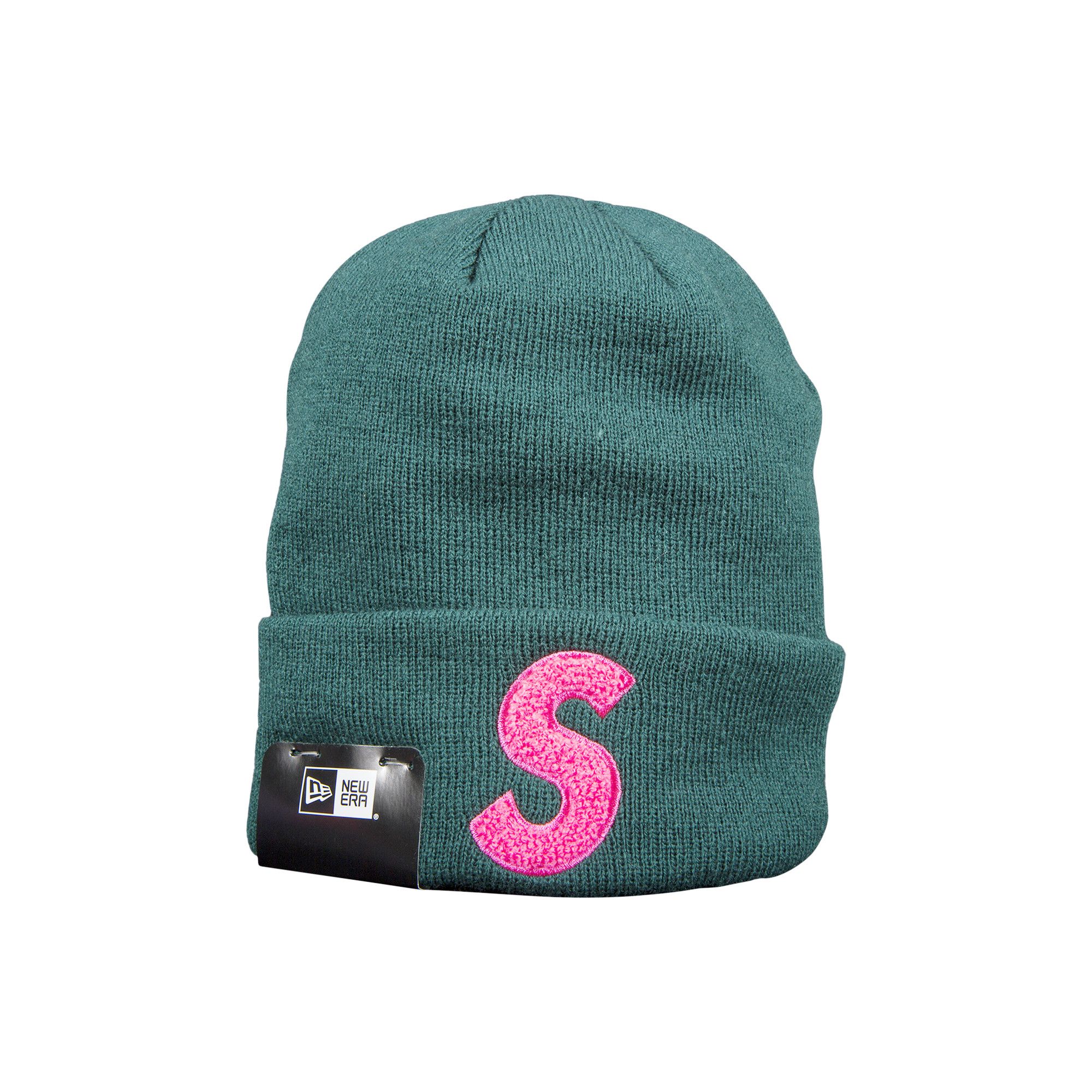 Buy Supreme x New Era S Logo Beanie 'Green' - FW19BN27 GREEN | GOAT