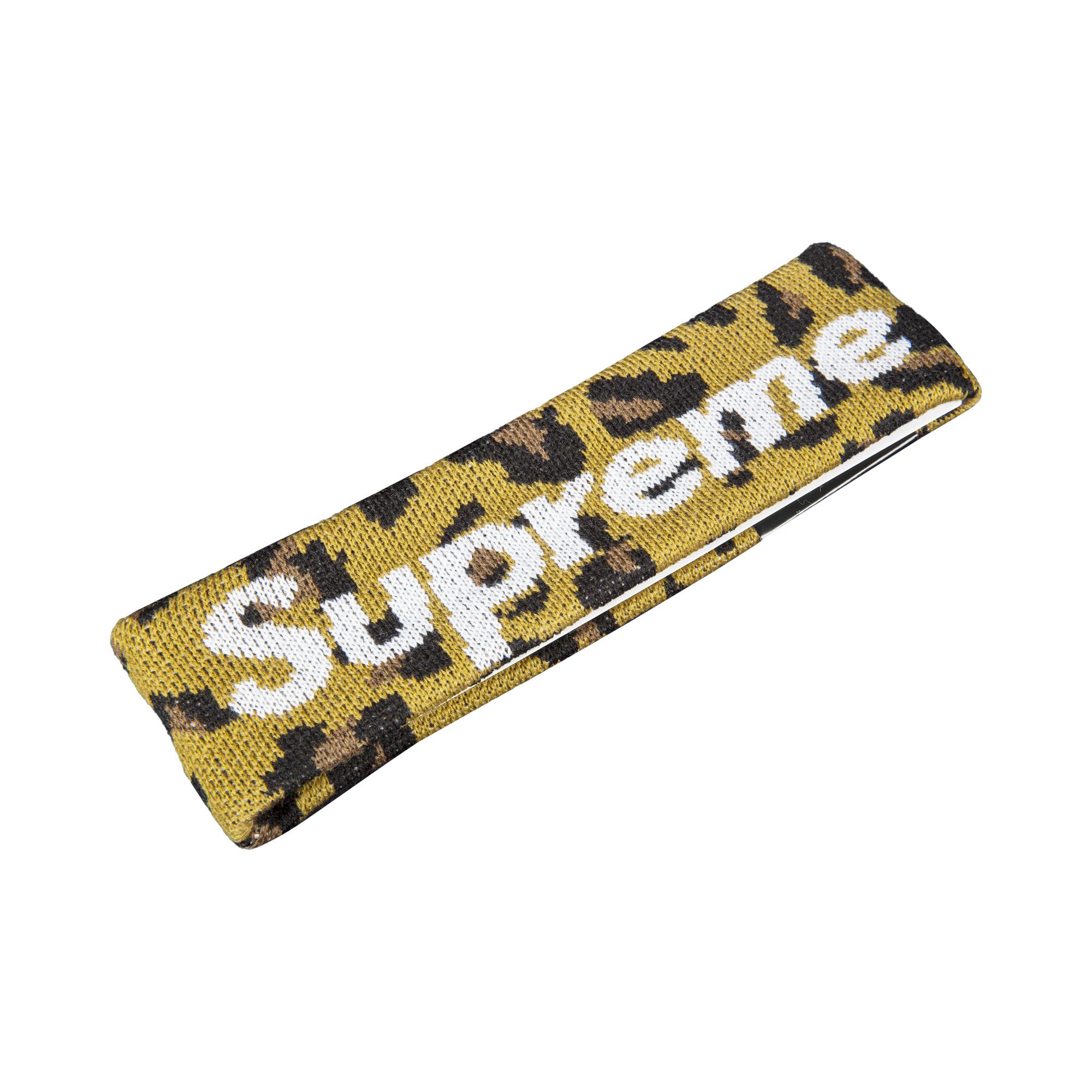 Buy Supreme x New Era Big Logo Headband 'Leopard' - FW18BN58