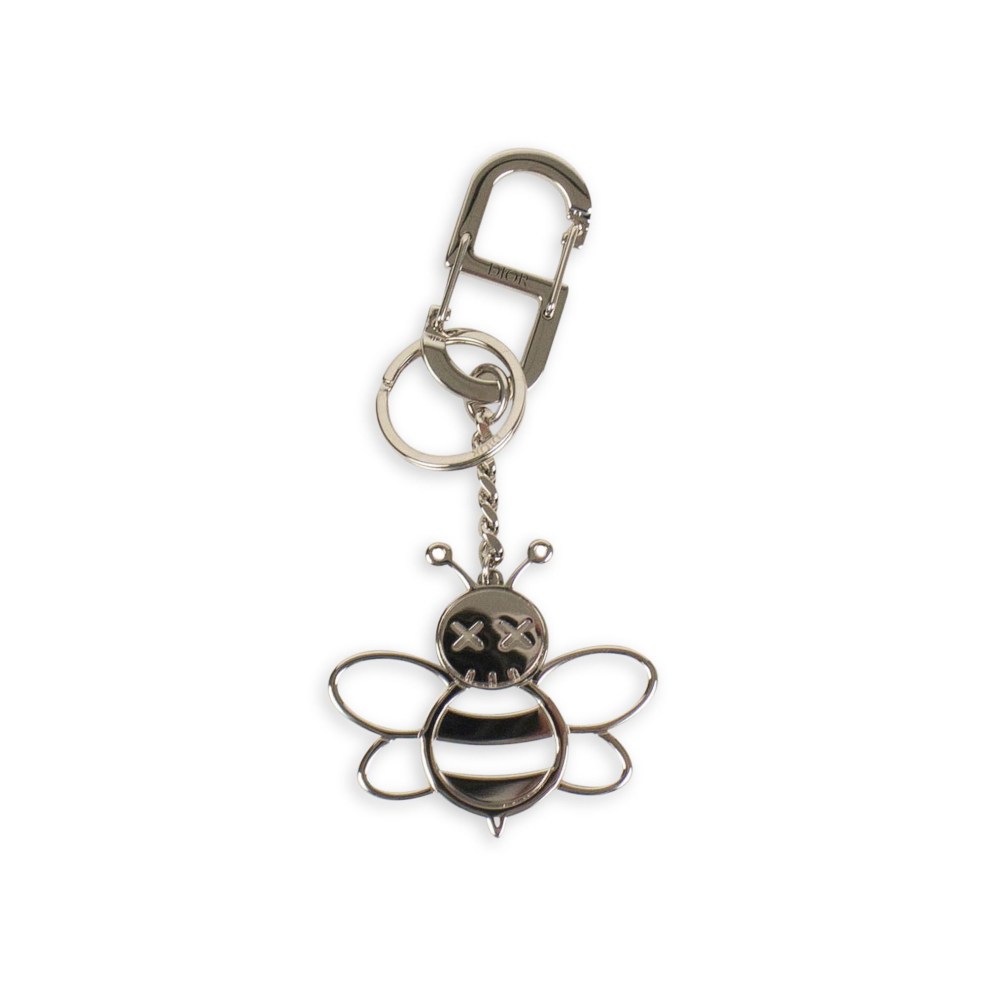 Buy Dior Homme x KAWS Metal Openworked Bee Key Chain 'Silver