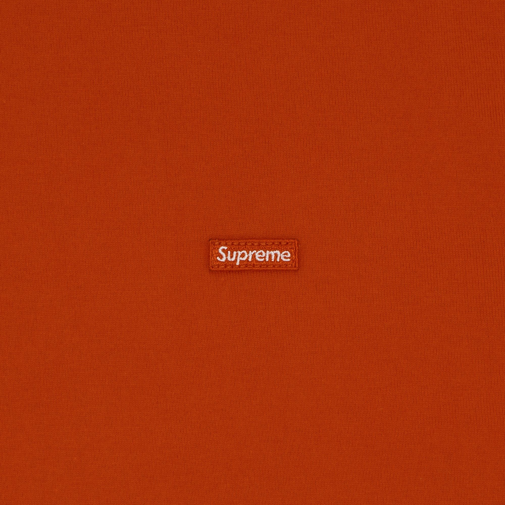 Buy Supreme Small Box Long-Sleeve Tee 'Bright Orange' - FW22KN13