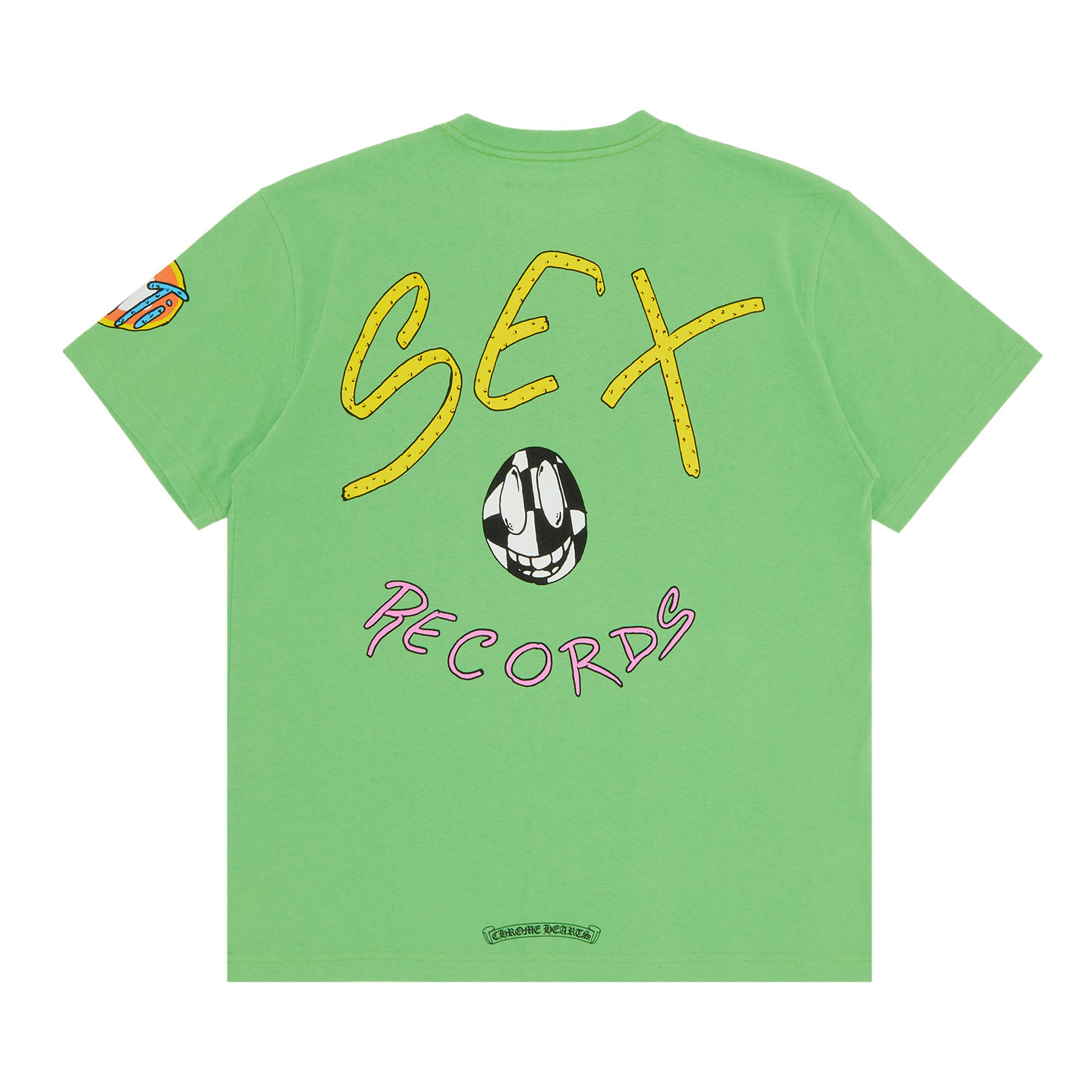 Buy Chrome Hearts x Matty Boy Sex Records T-Shirt 'Green' - 1383
