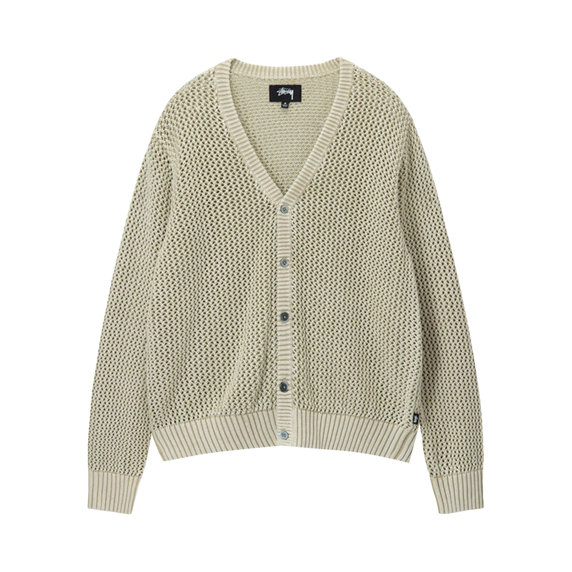Buy Stussy Loose Gauge Cardigan 'Natural' - 117164 NATU | GOAT