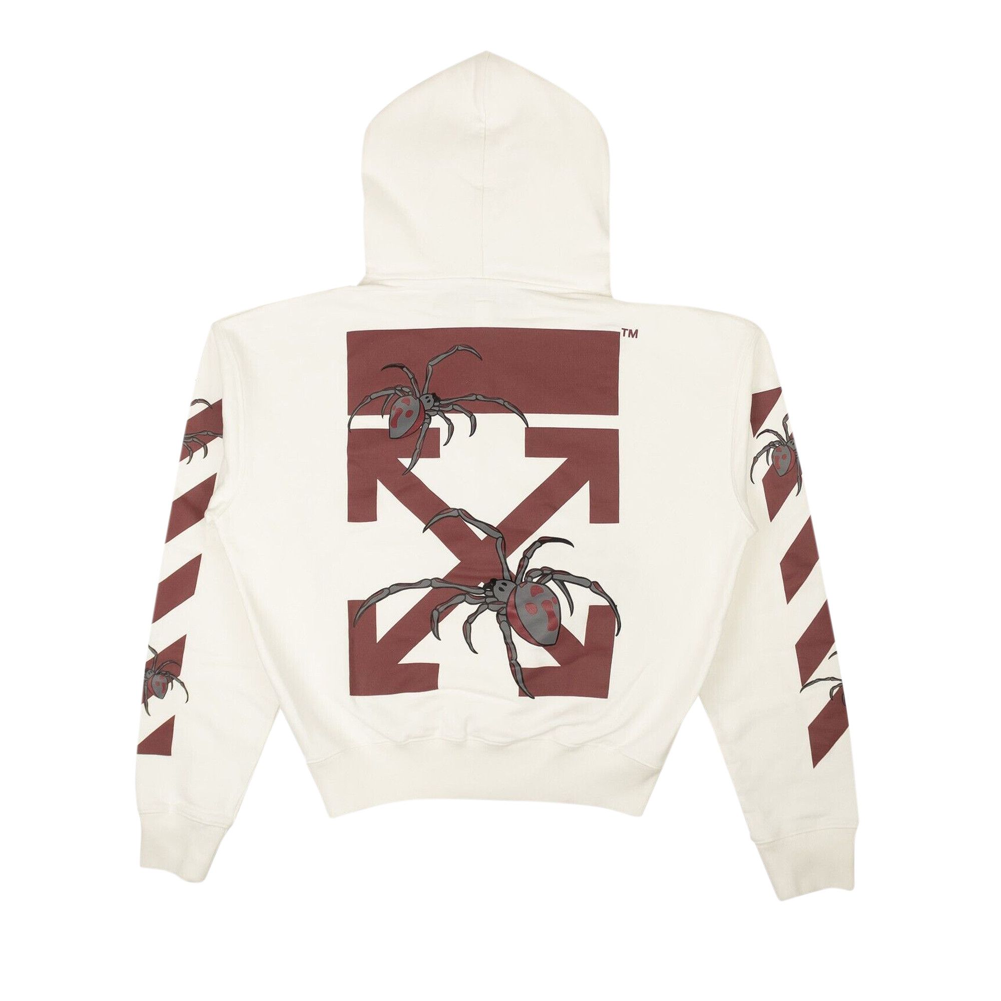 Buy Off-White Arachno Arrow Over Hoodie 'White