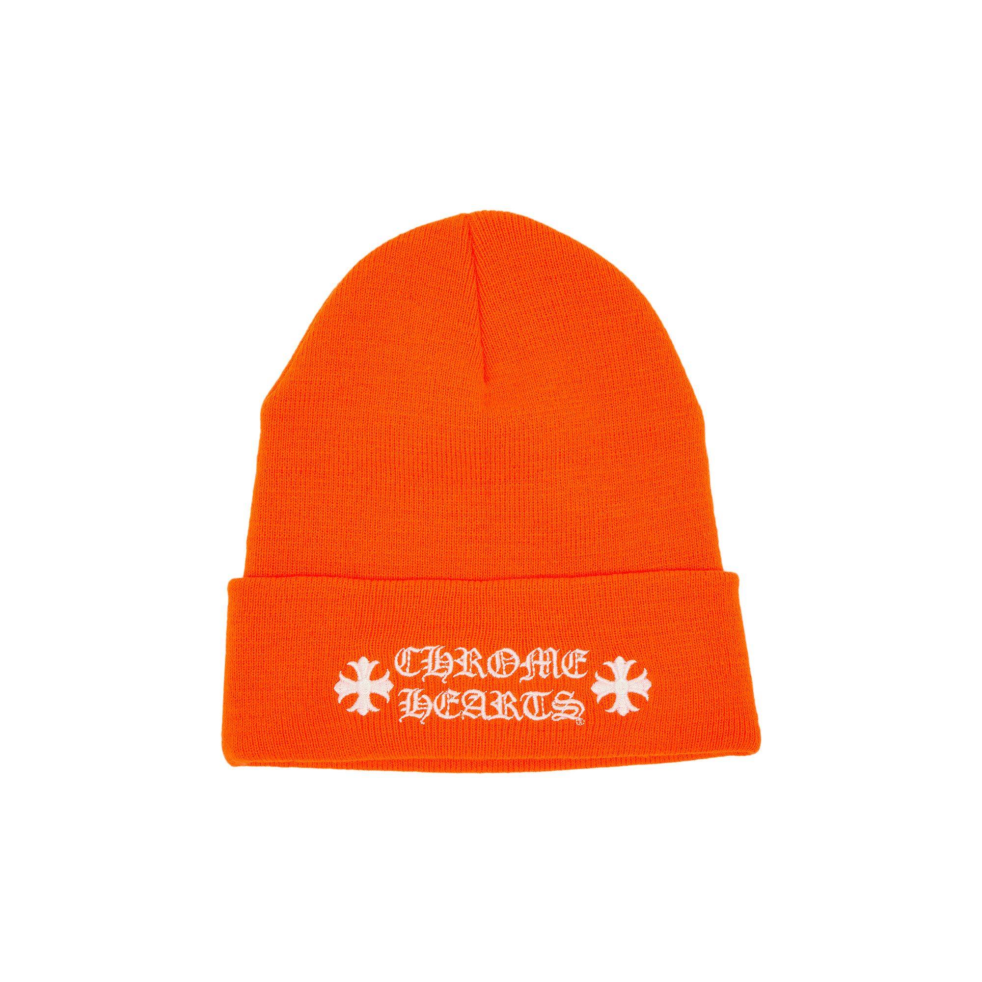 Buy Chrome Hearts Logo Beanie 'Orange' - 1383 1FW230702VLB ORAN | GOAT