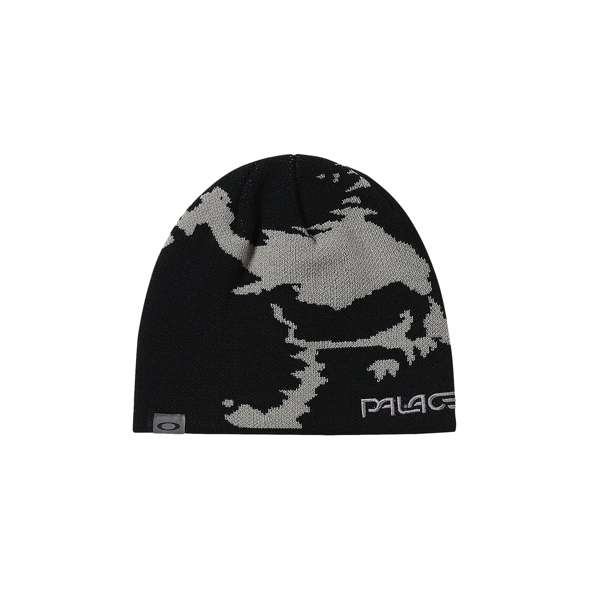 Buy Palace x Oakley Beanie 'Black/Grey' - P24OKBN003 | GOAT