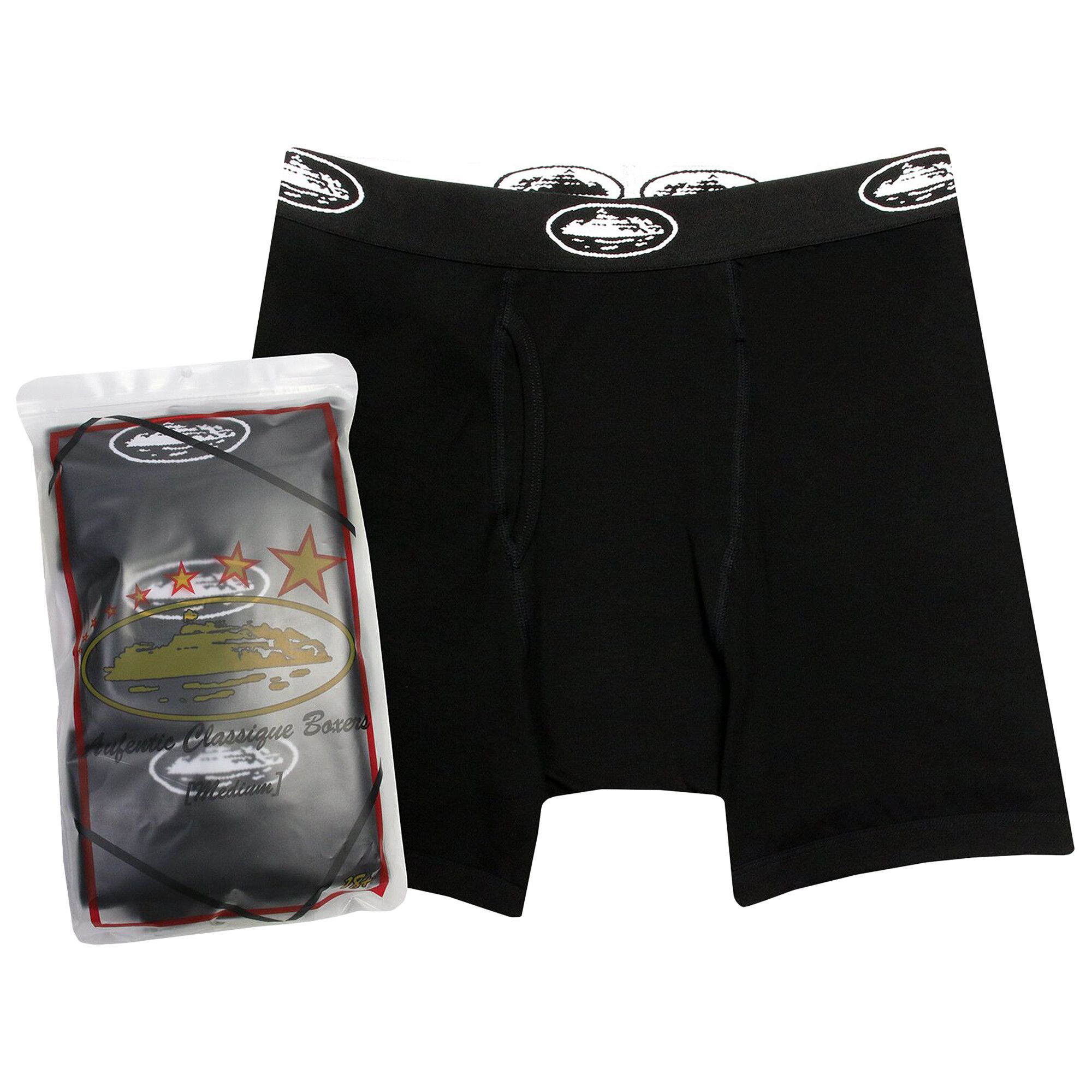 Buy Corteiz Alcatraz Boxers (3 Pack) 'Black' - 7892 1SS230207AB3P