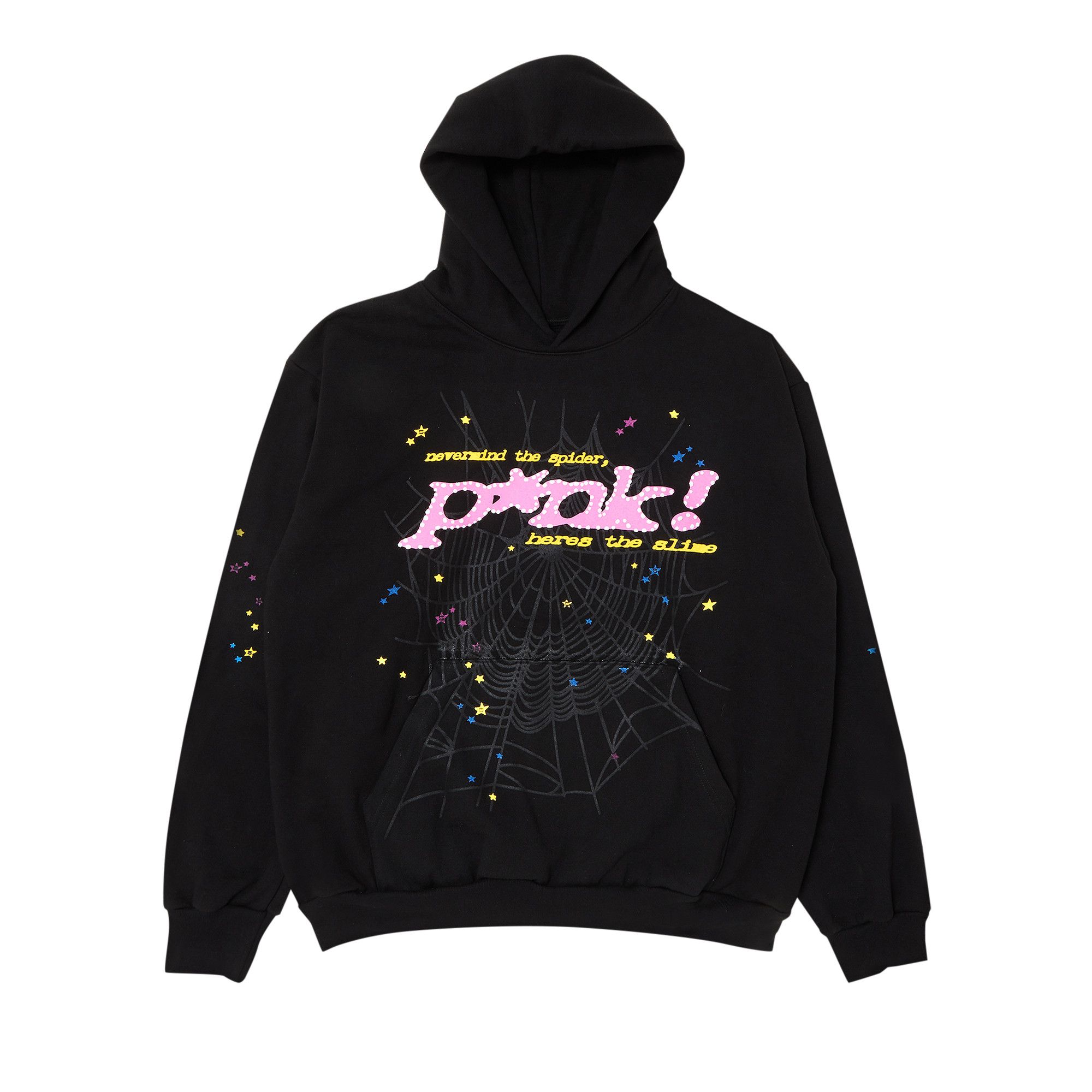 Buy Sp5der P*nk Hoodie 'Black' - 2406 1FW210106PH BLAC | GOAT IT