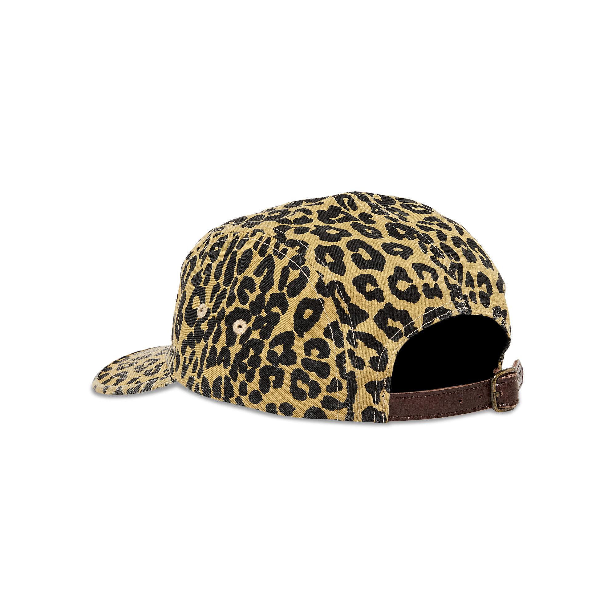 Buy Supreme Washed Chino Twill Camp Cap 'Leopard' - FW23H61