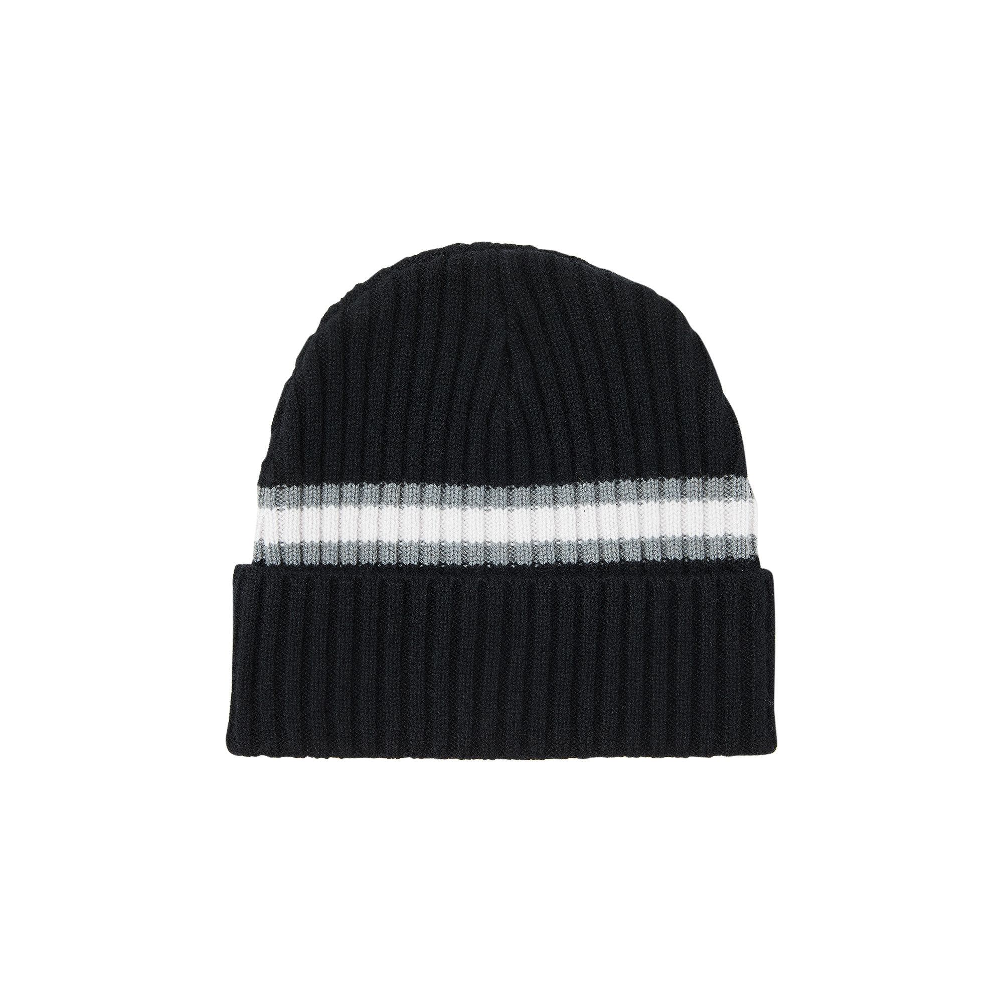 Buy Supreme Stripe Cashmere Beanie 'Black' - FW23BN72 BLACK | GOAT