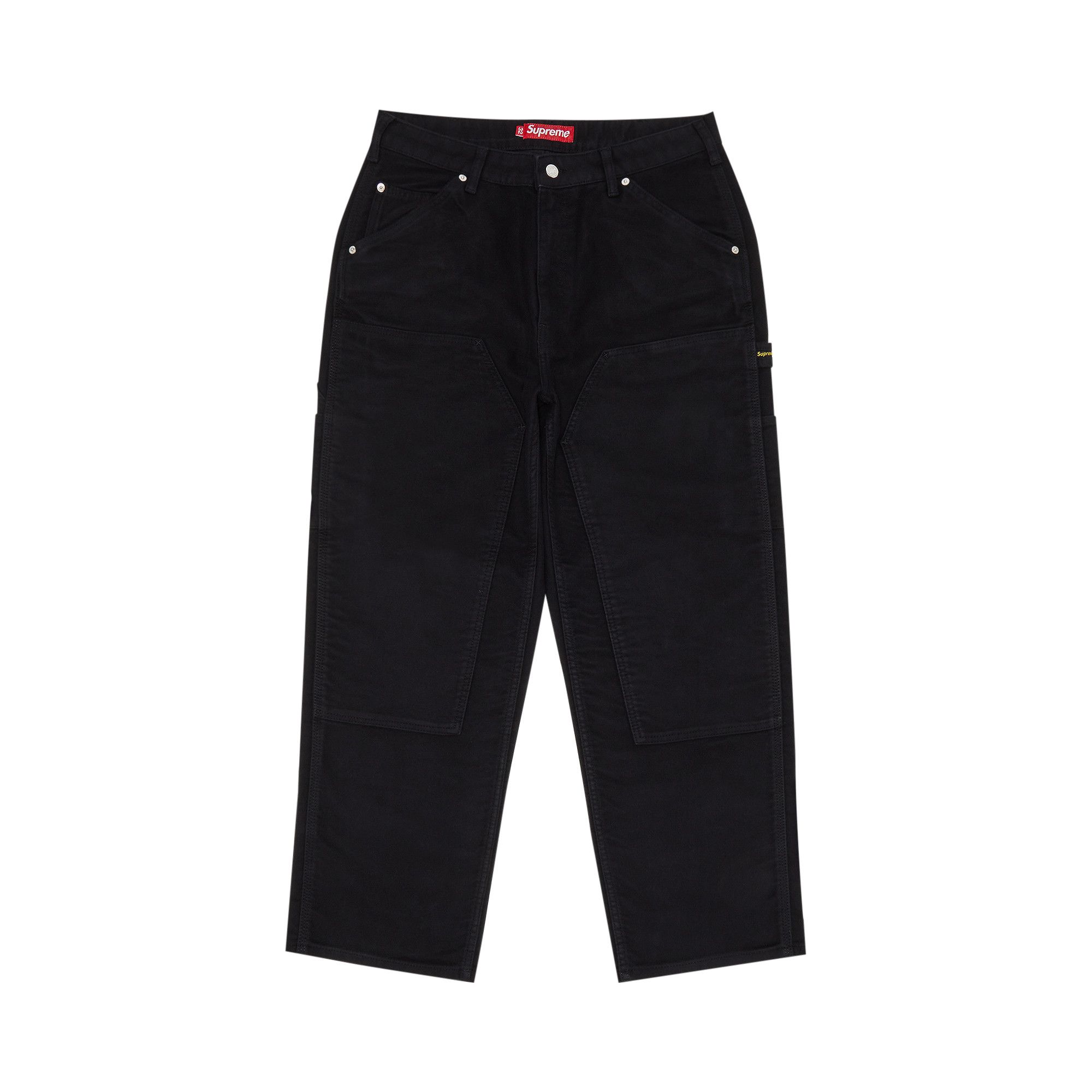 Buy Supreme Moleskin Double Knee Painter Pant 'Black' - FW23P97