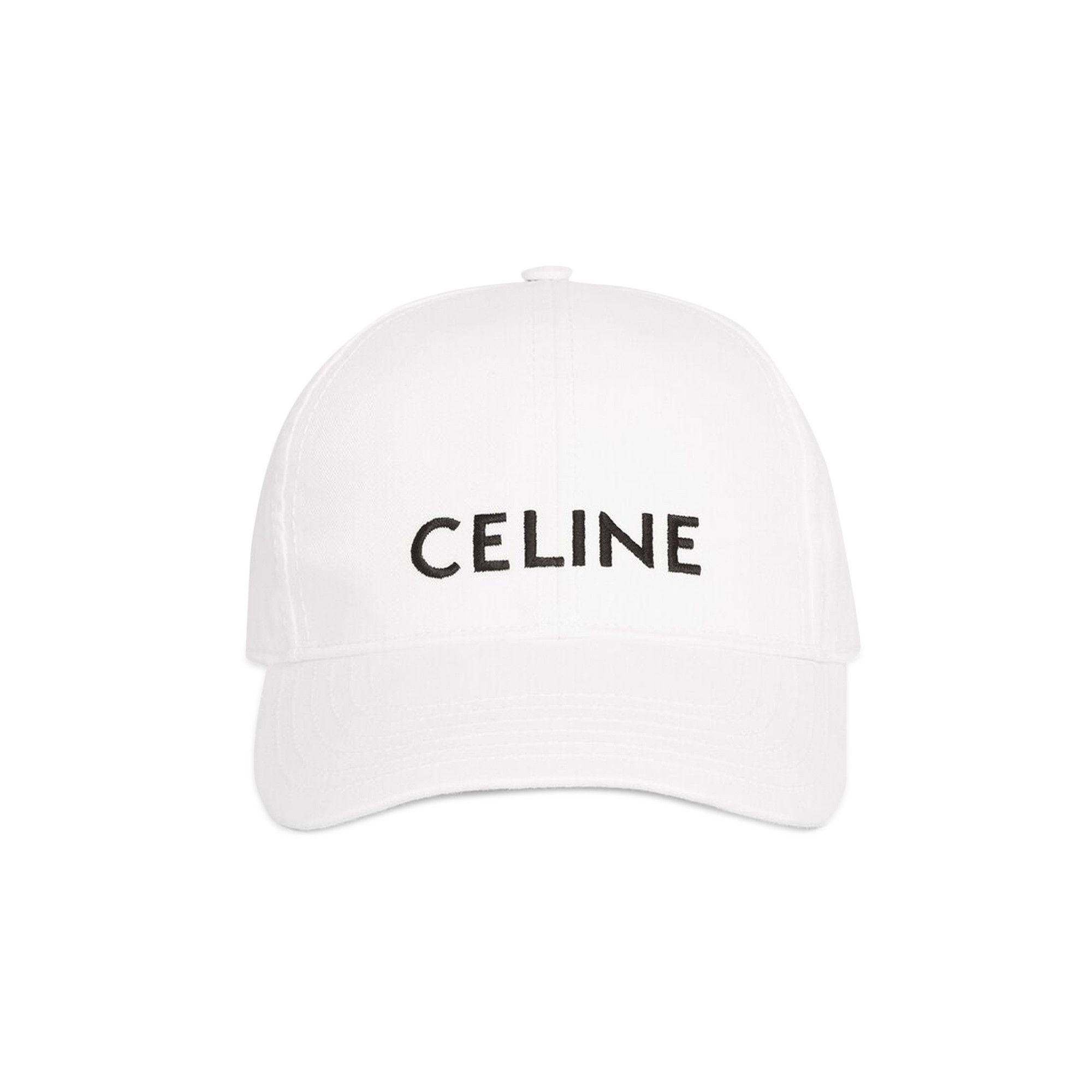 Buy CELINE Classic Logo Baseball Cap 'White' - 2AUS9969P 01BC | GOAT