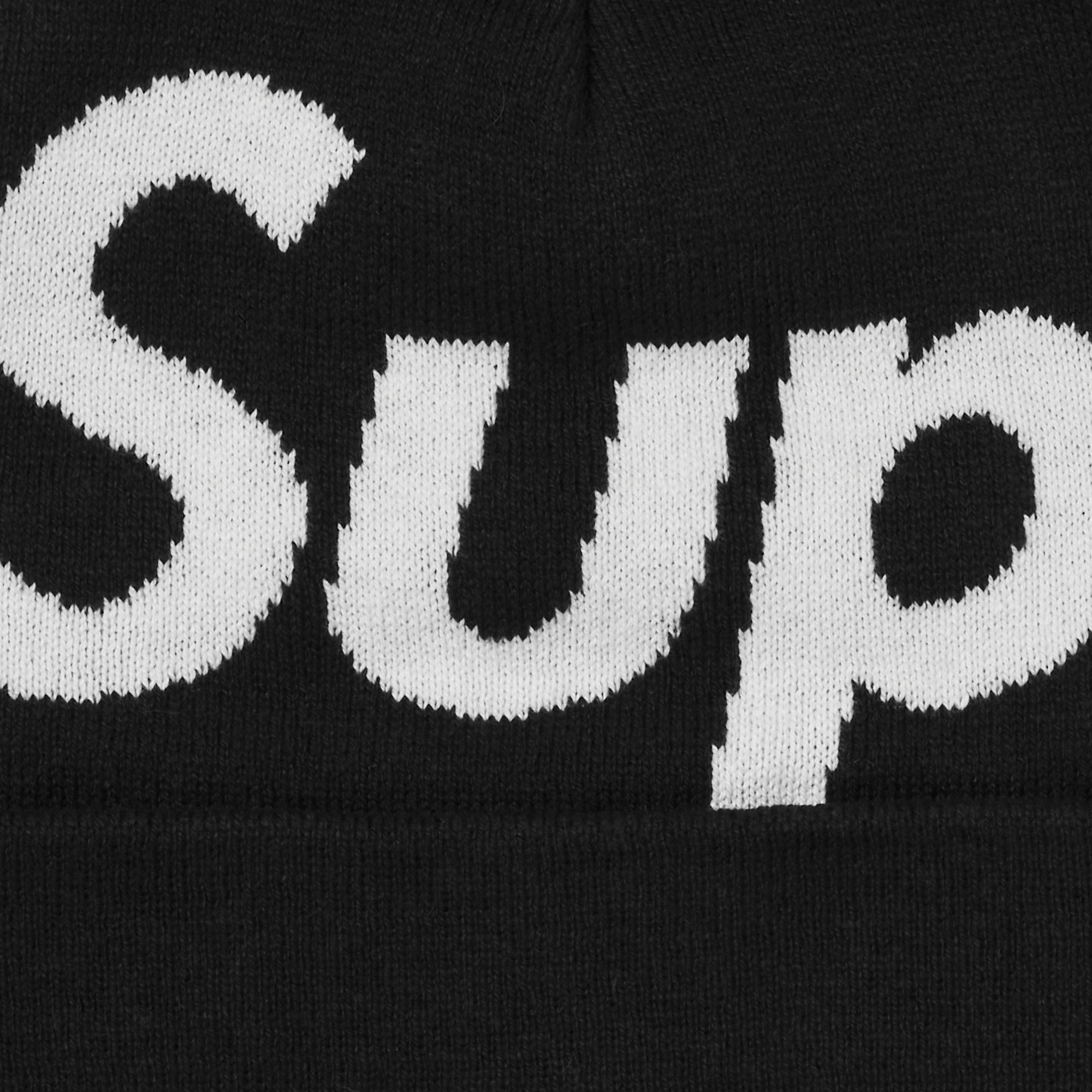 Buy Supreme Big Logo Beanie 'Black' - FW23BN17 BLACK | GOAT