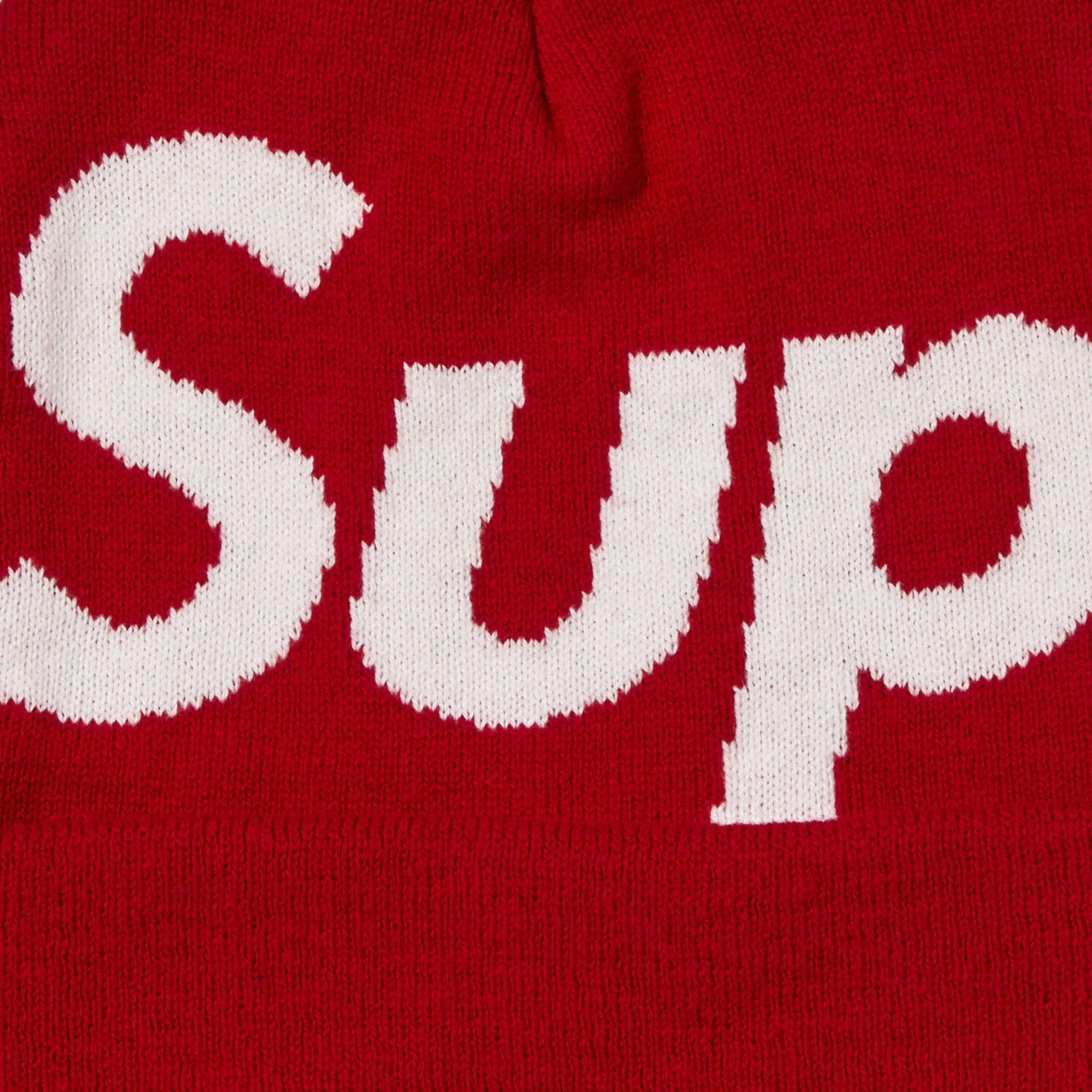 Buy Supreme Big Logo Beanie 'Red' - FW23BN17 RED | GOAT